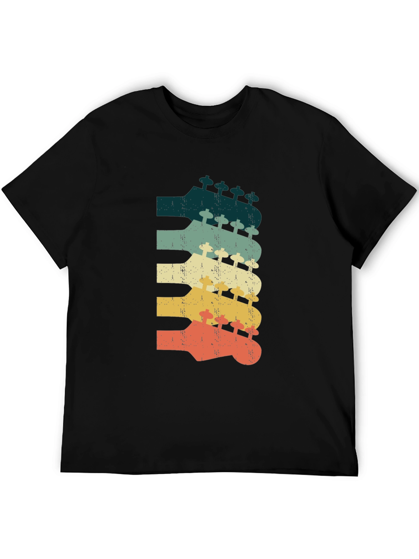 Retro Guitar Headstock Tee