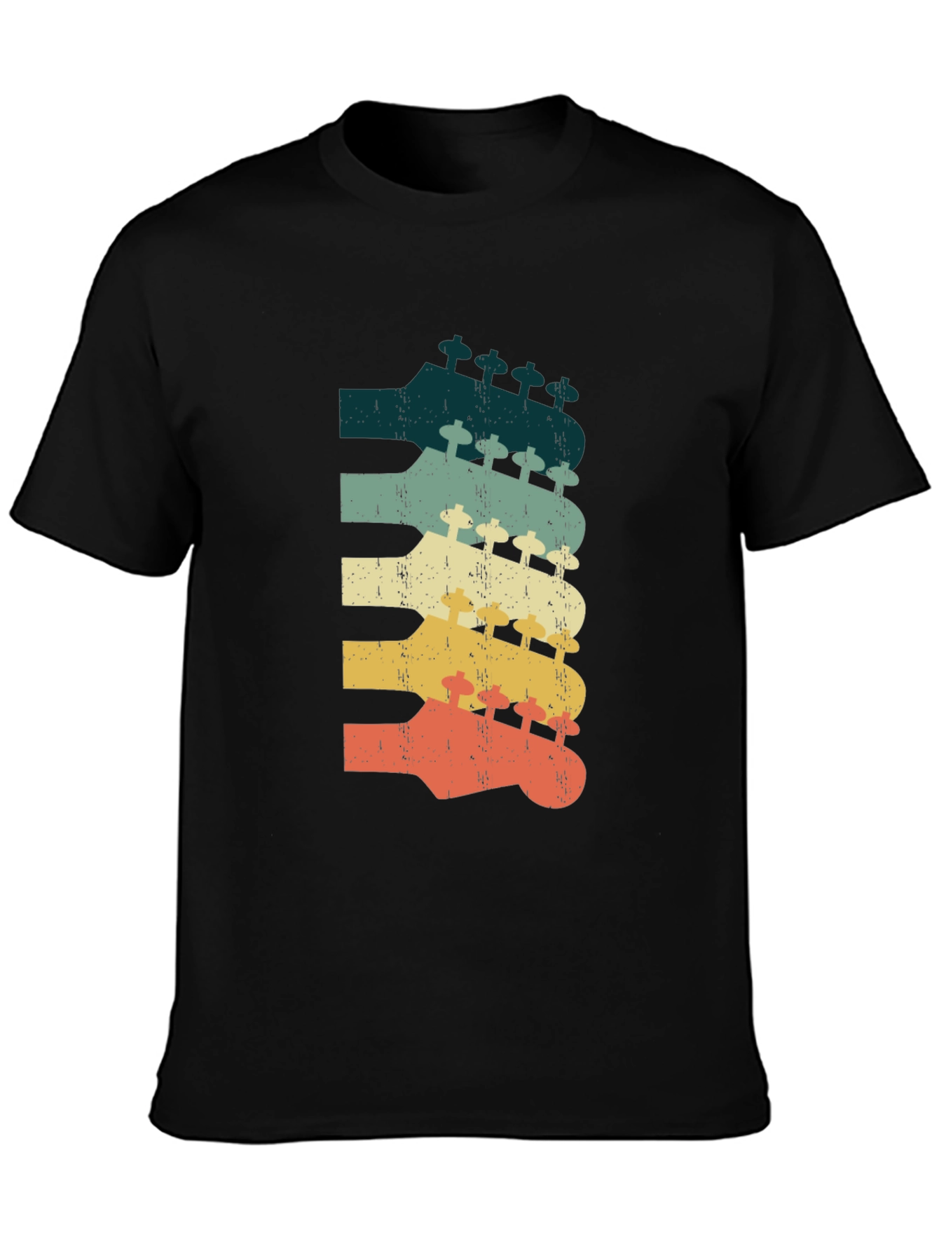 Retro Guitar Headstock Tee