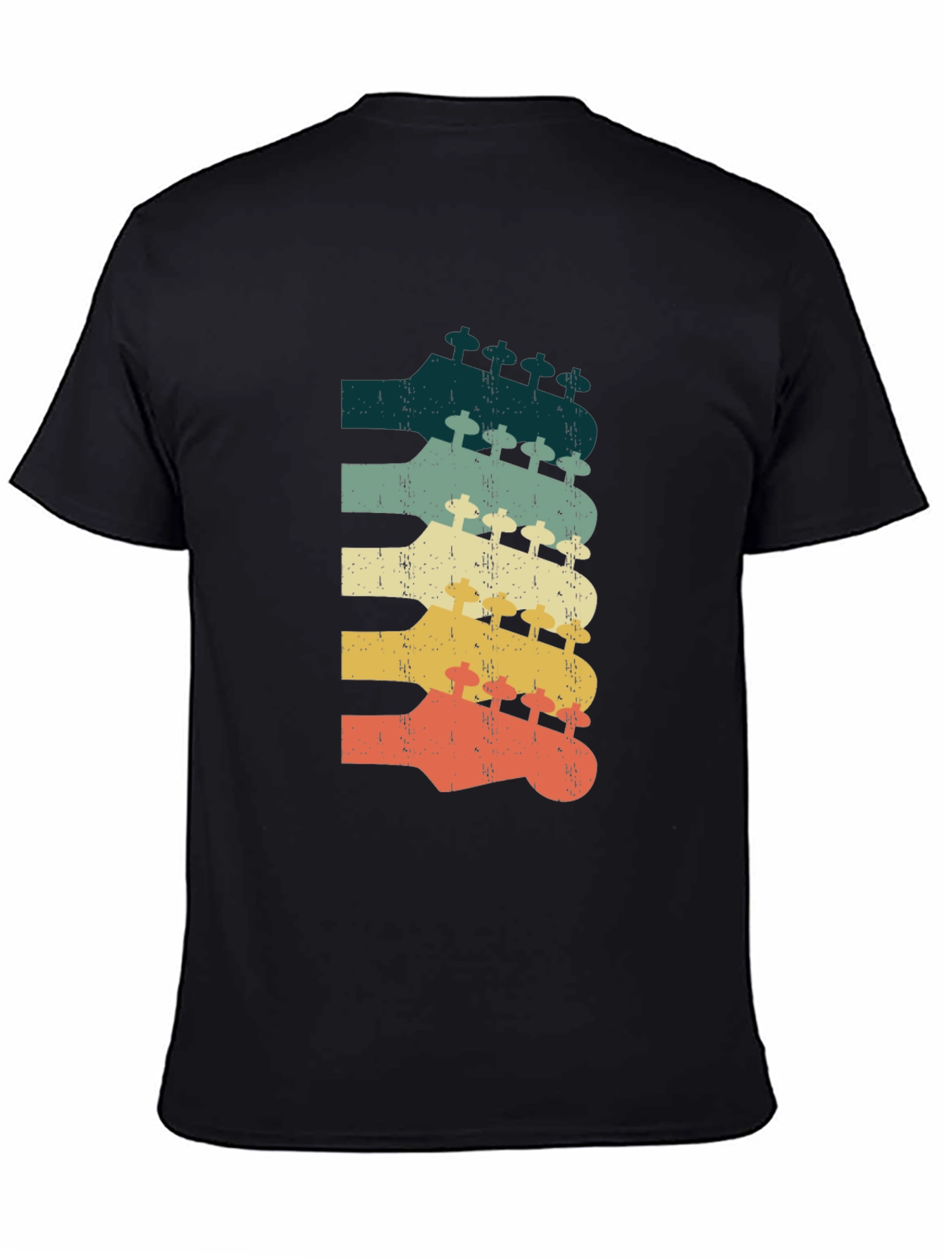 Retro Guitar Headstock Tee