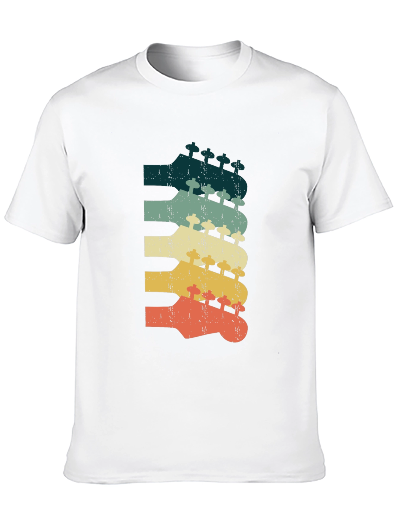 Retro Guitar Headstock Tee