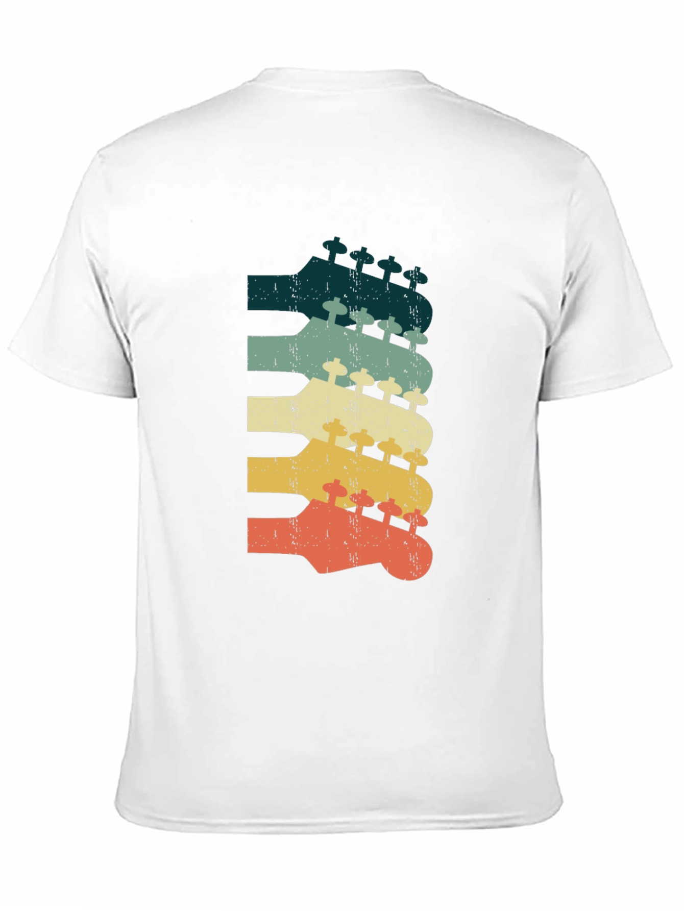 Retro Guitar Headstock Tee