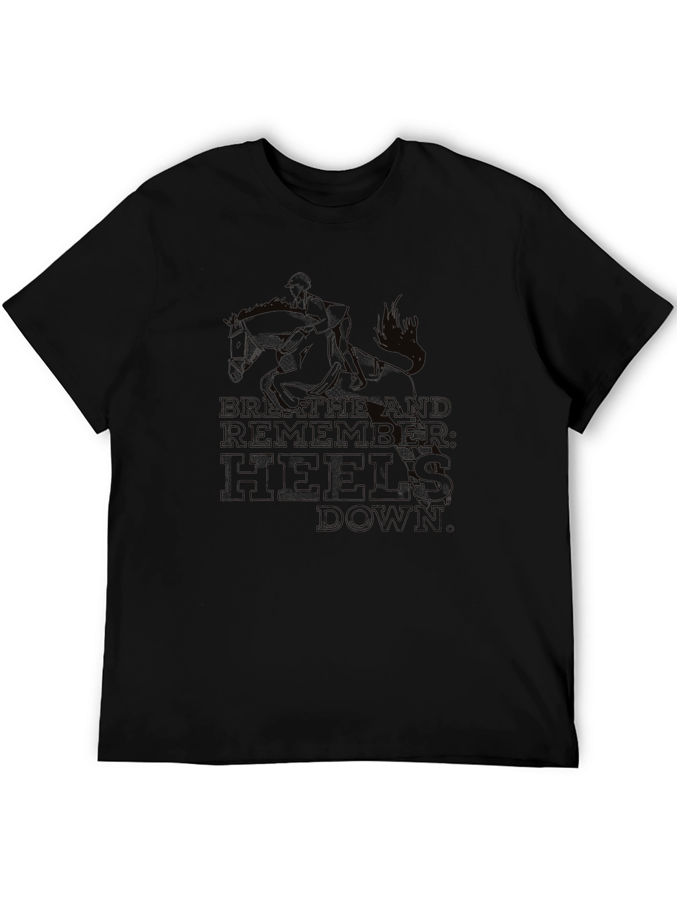 Equestrian T-Shirt - Breathe and Remember