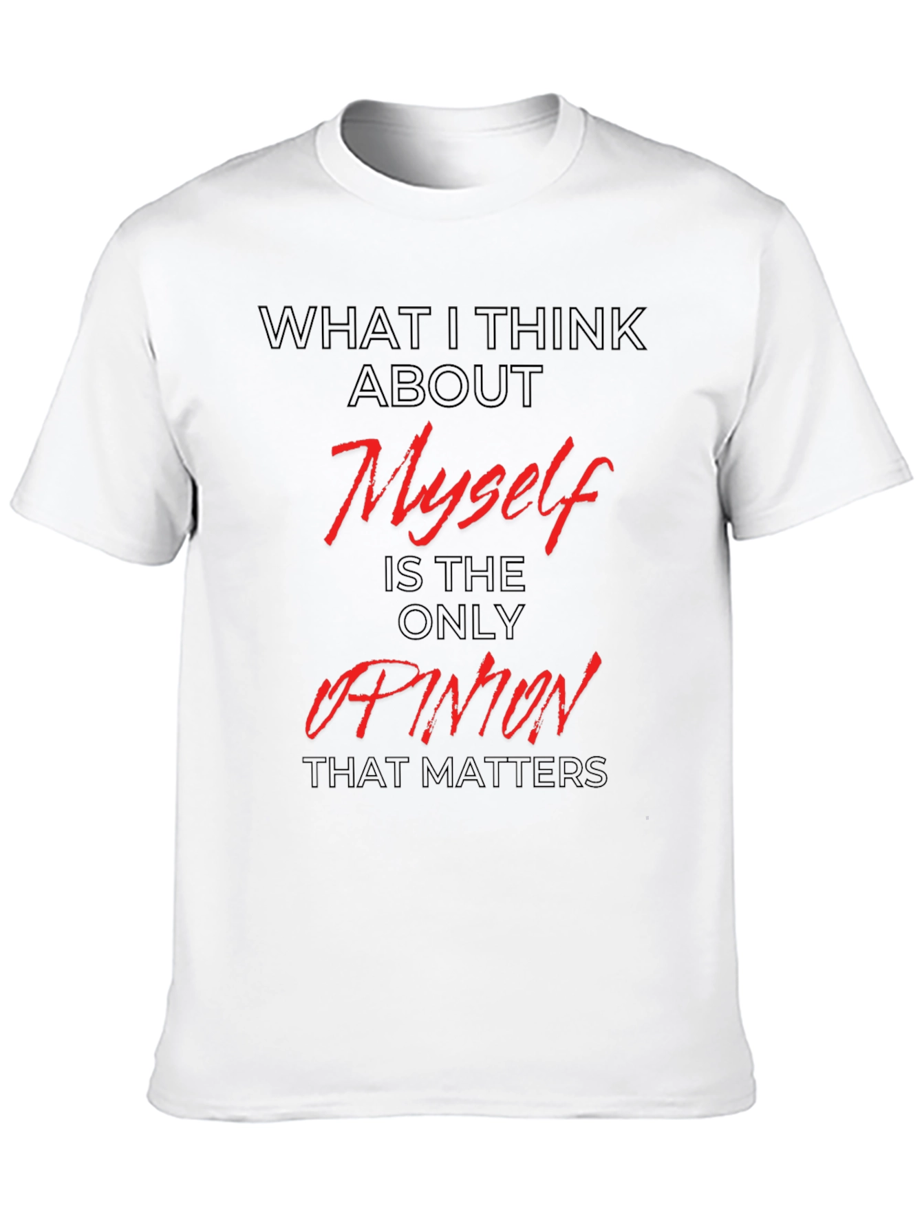 My Opinion Matters Graphic Tee - Black