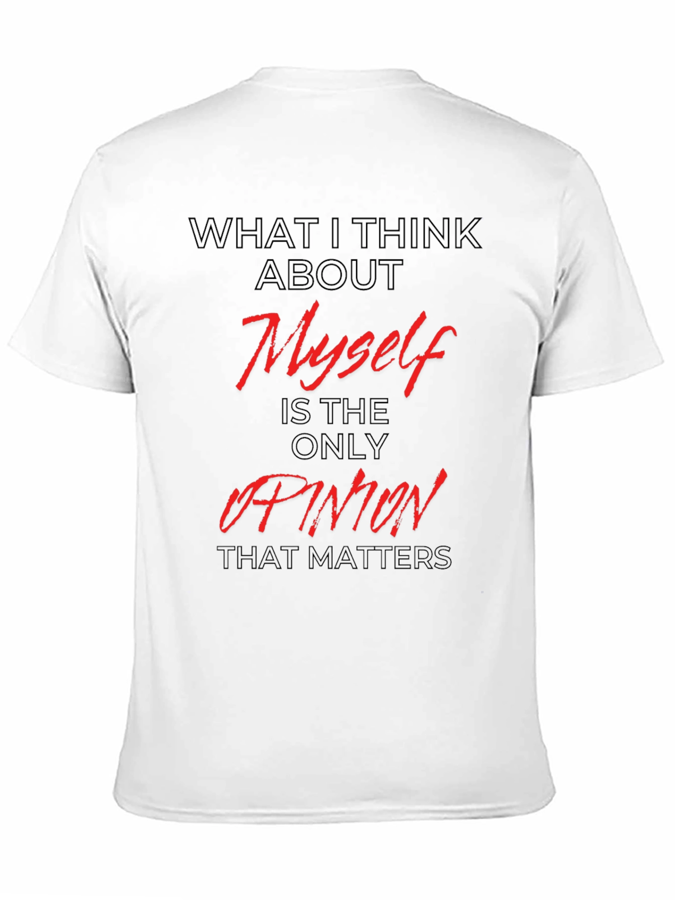 My Opinion Matters Graphic Tee - Black