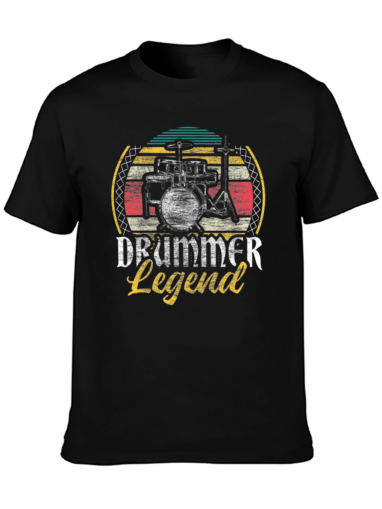 Drummer Legend Graphic T-Shirt - Music Lover Tee