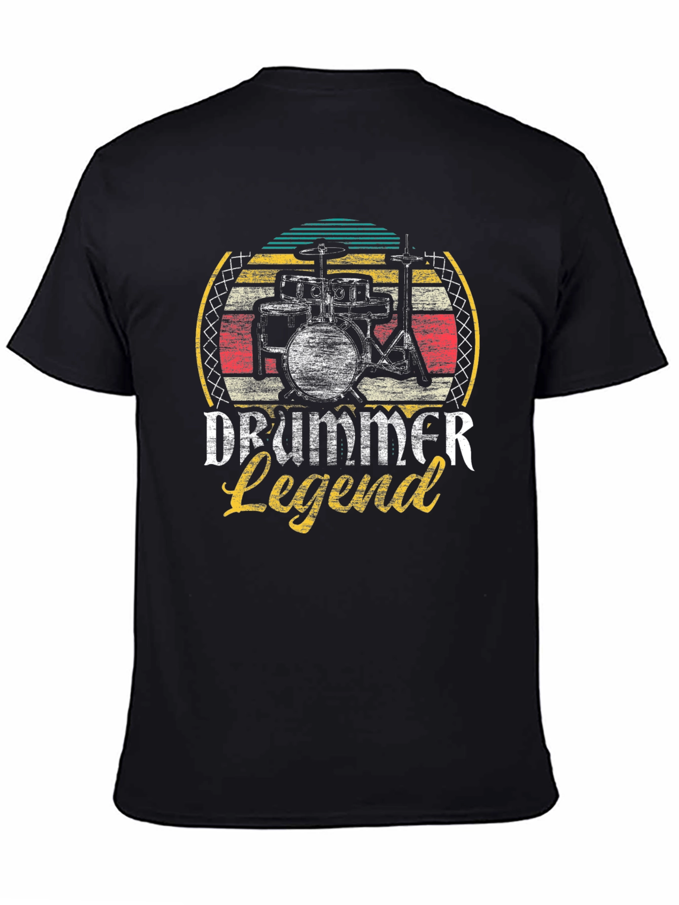 Drummer Legend Graphic T-Shirt - Music Lover Tee
