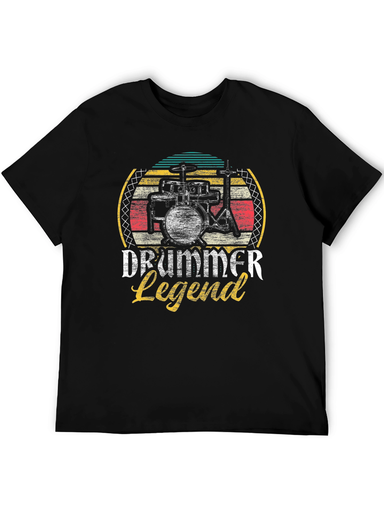 Drummer Legend Graphic T-Shirt - Music Lover Tee