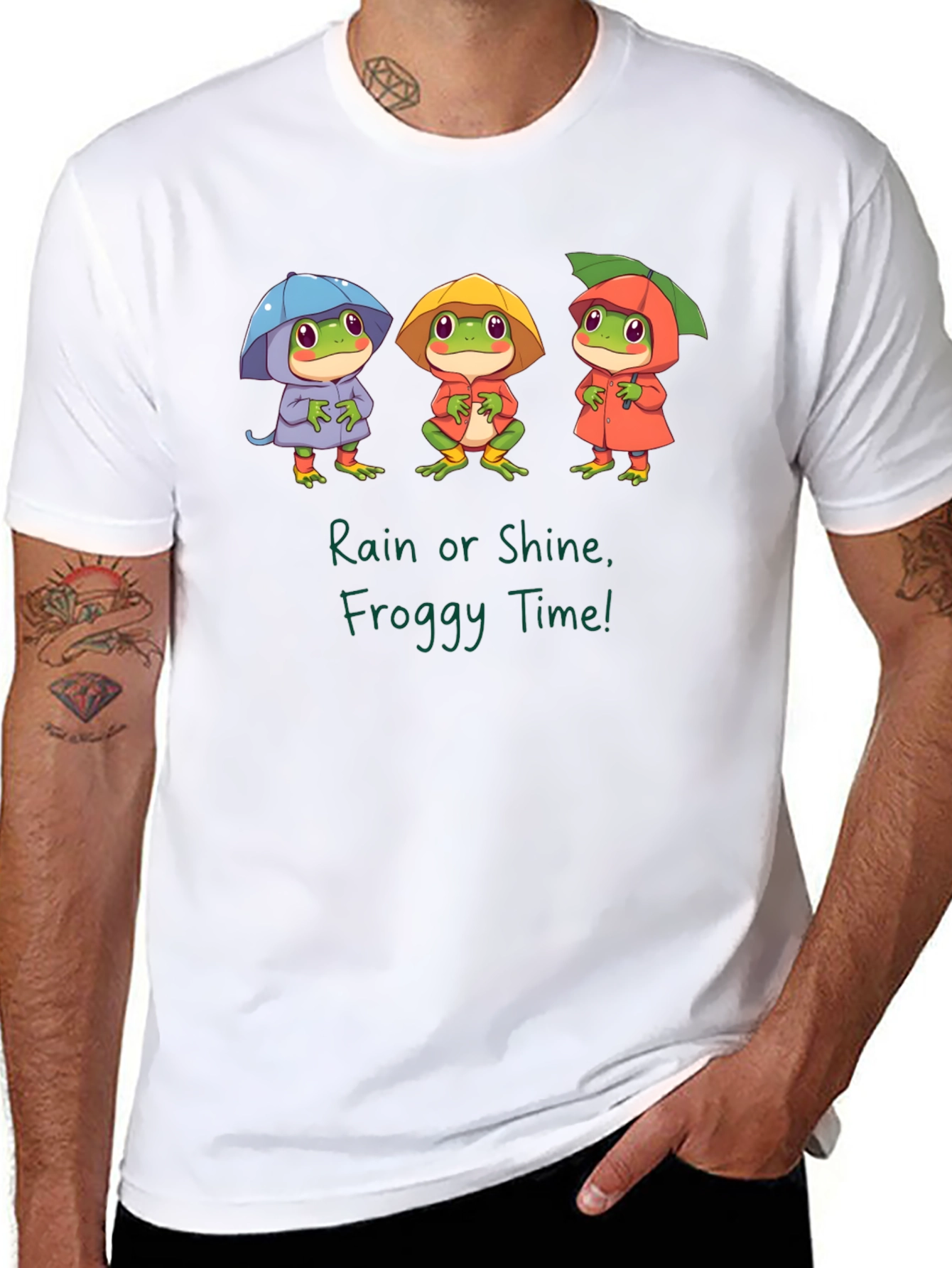 Rain or Shine Froggy Time Graphic T-Shirt