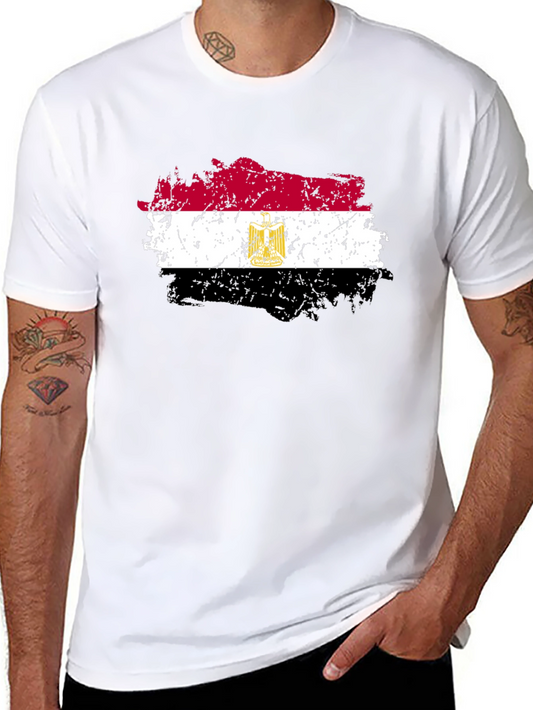 Egypt Flag Grunge Style T-Shirt