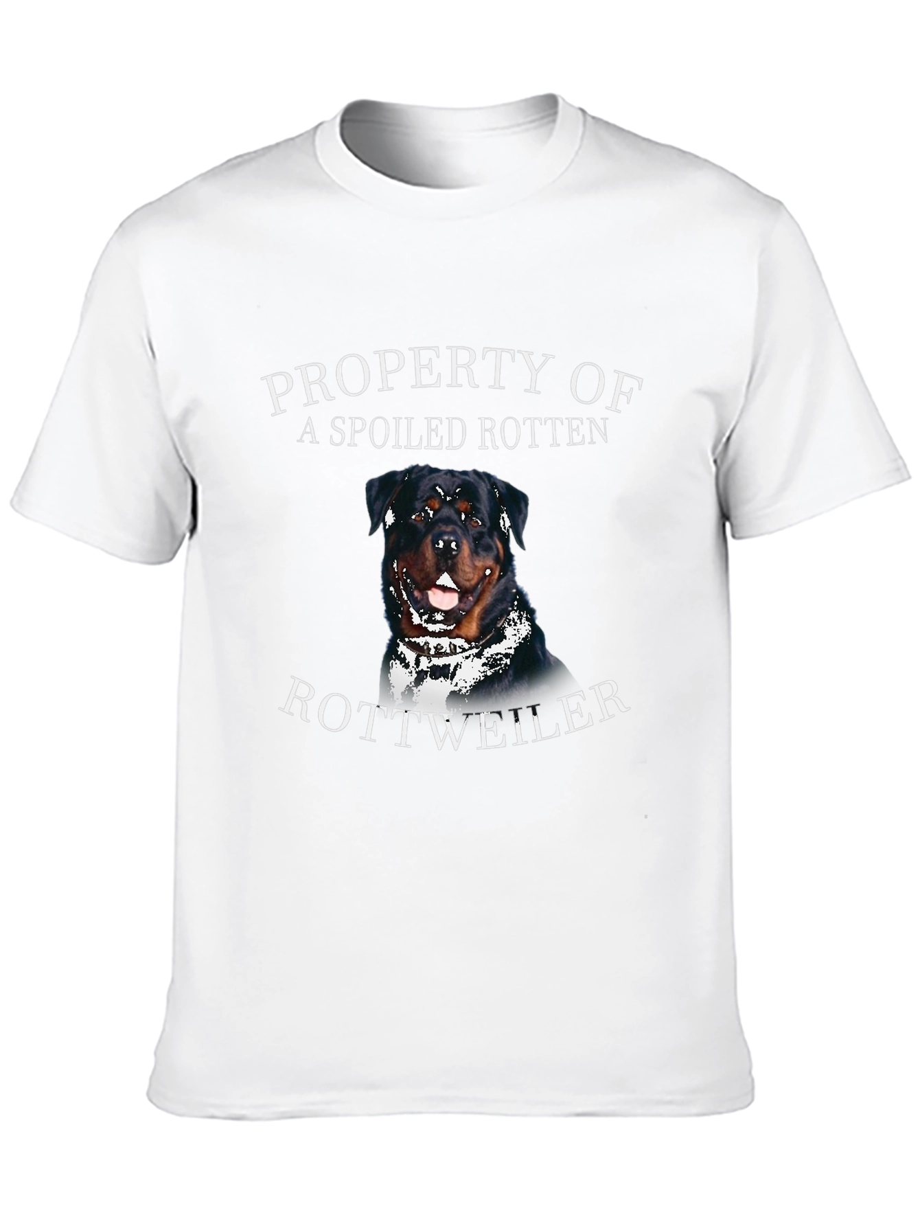Spoiled Rotten Rottweiler Graphic T-Shirt