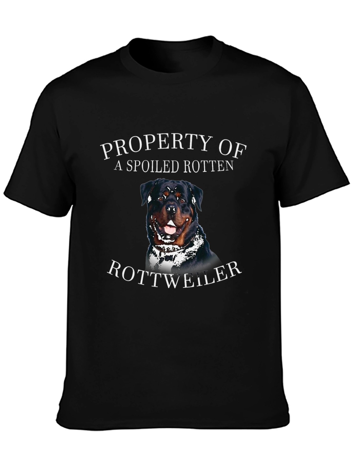 Spoiled Rotten Rottweiler Graphic T-Shirt
