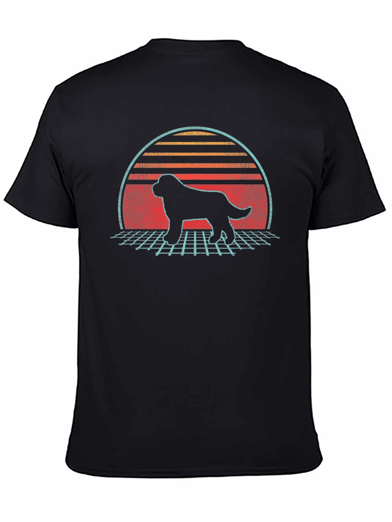 Retro Dog Silhouette T-Shirt