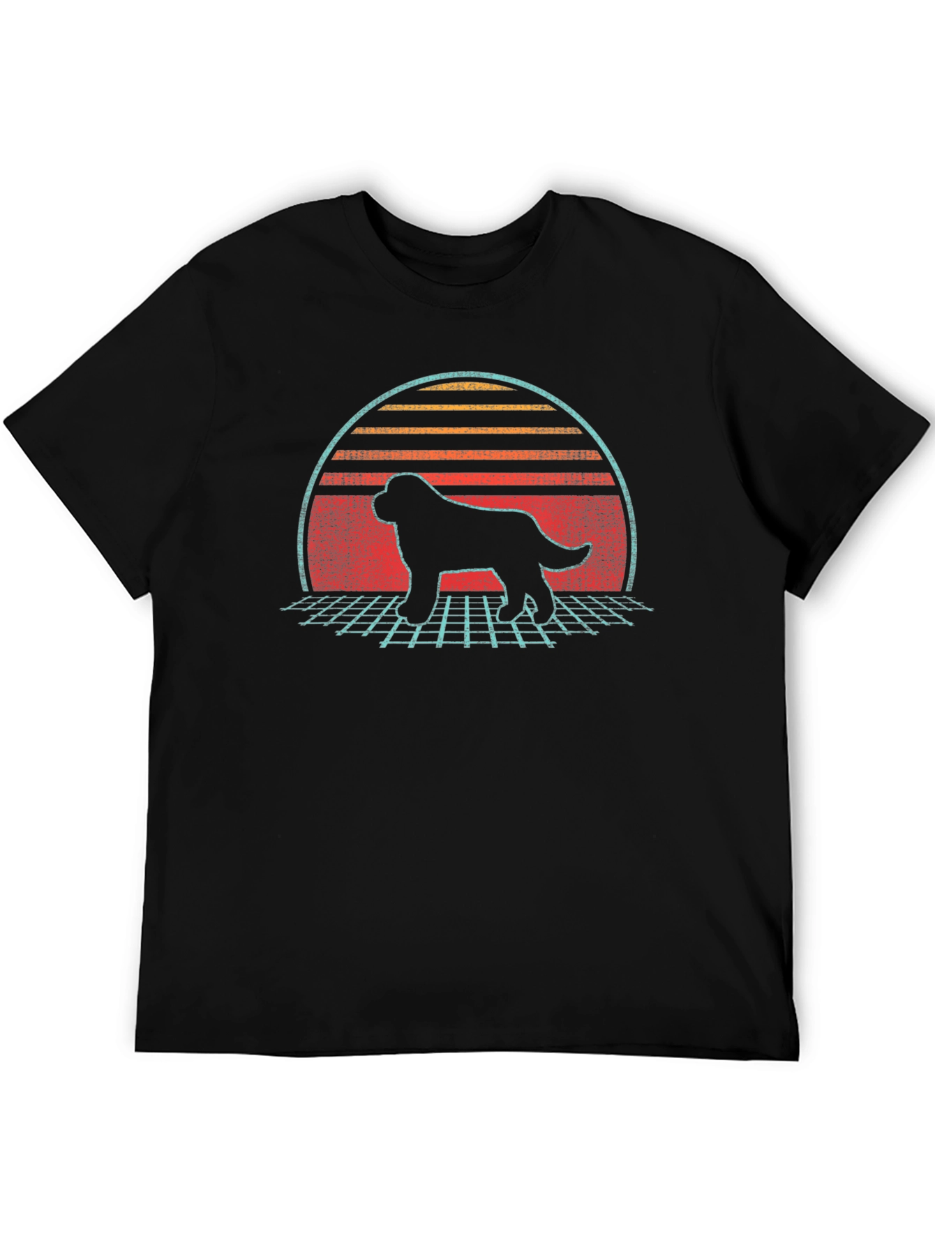 Retro Dog Silhouette T-Shirt