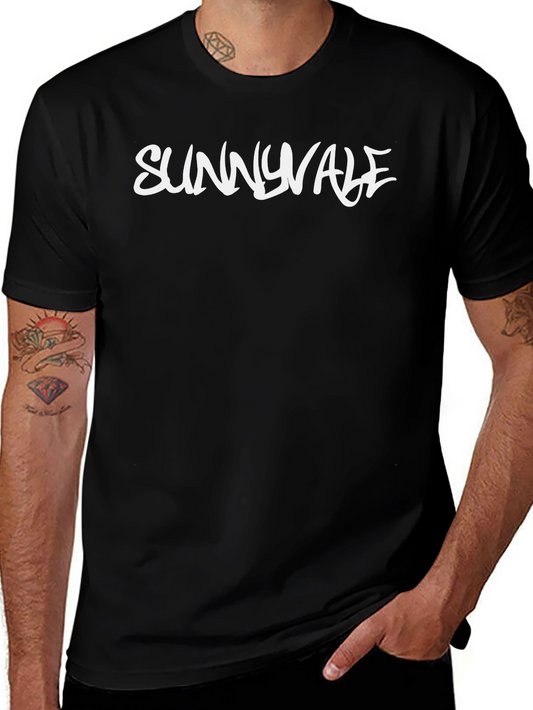 Sunnyvale Black Graphic Tee