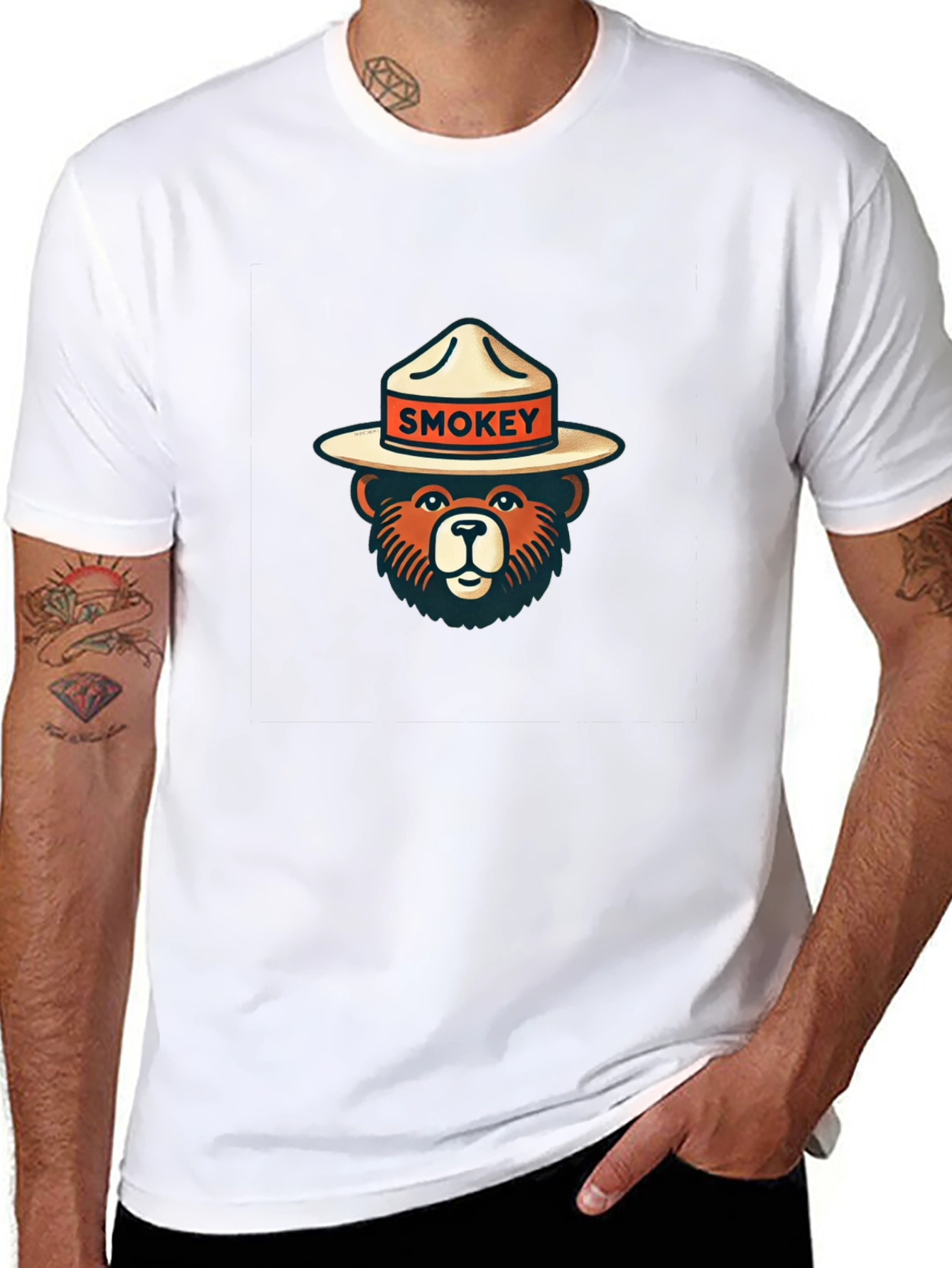 Smokey Bear Graphic T-Shirt - Prevent Wildfires
