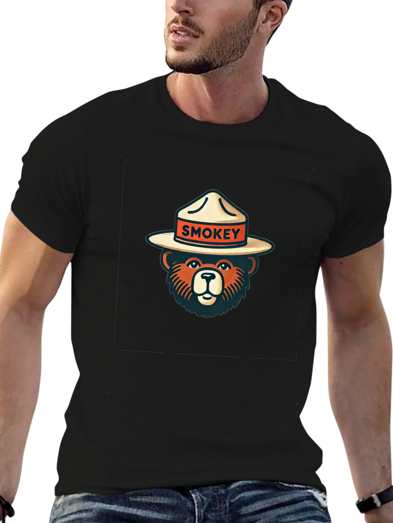 Smokey Bear Graphic T-Shirt - Prevent Wildfires