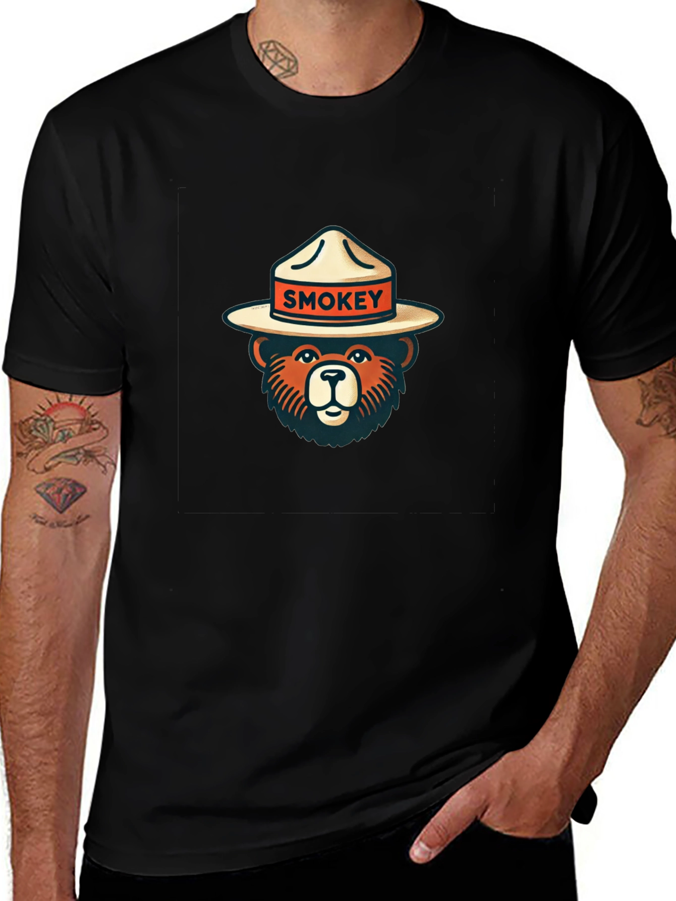 Smokey Bear Graphic T-Shirt - Prevent Wildfires