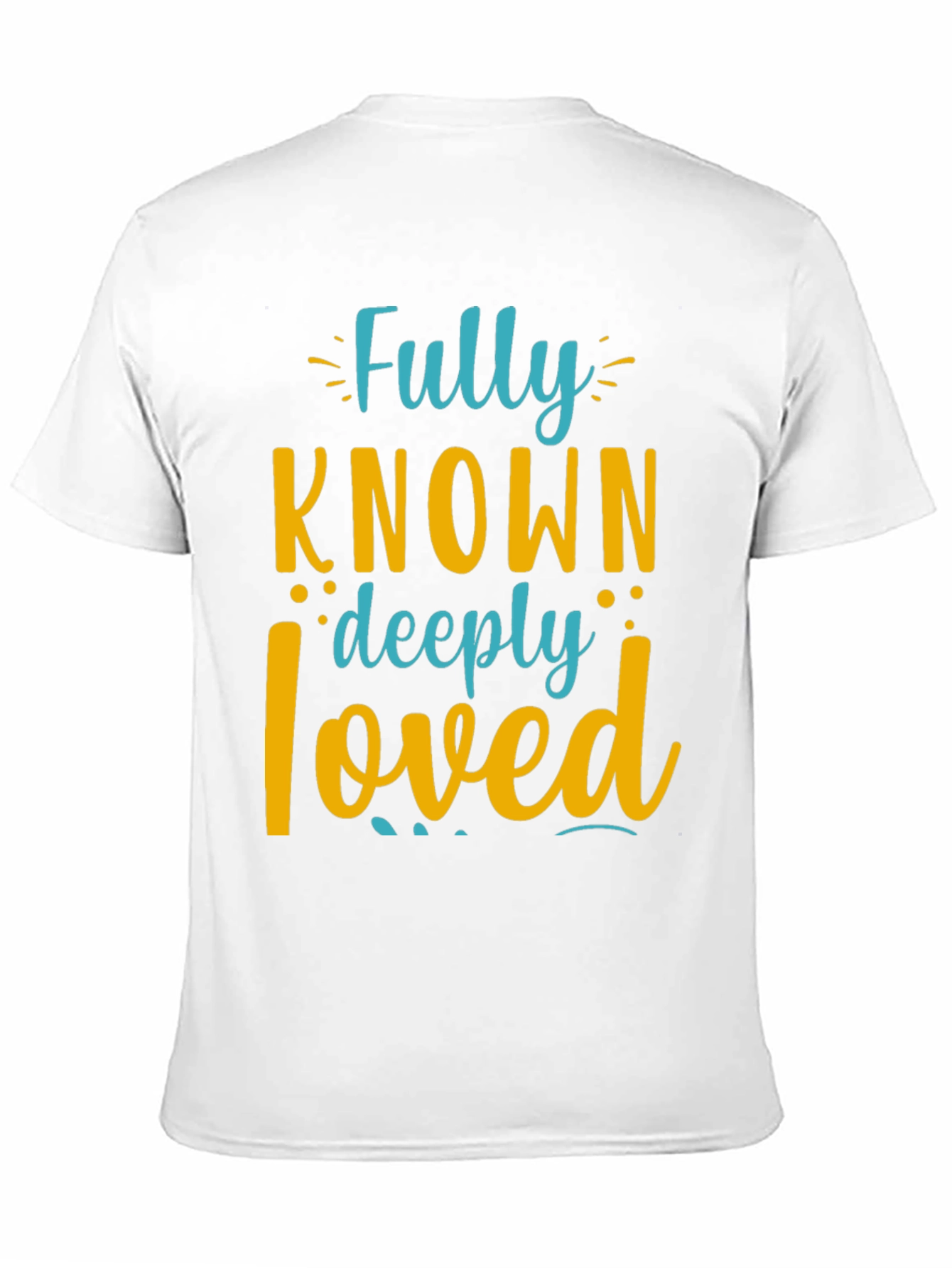 Fully Known Deeply Loved Graphic Tee - Black