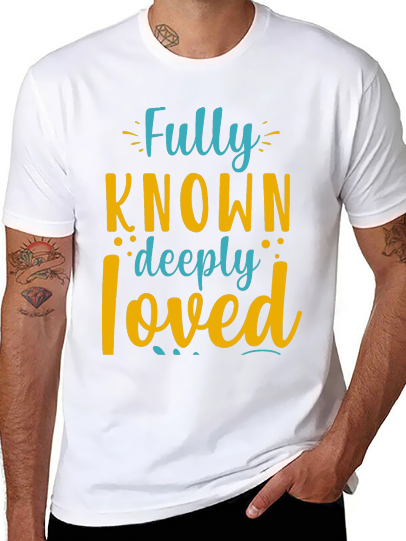 Fully Known Deeply Loved Graphic Tee - Black