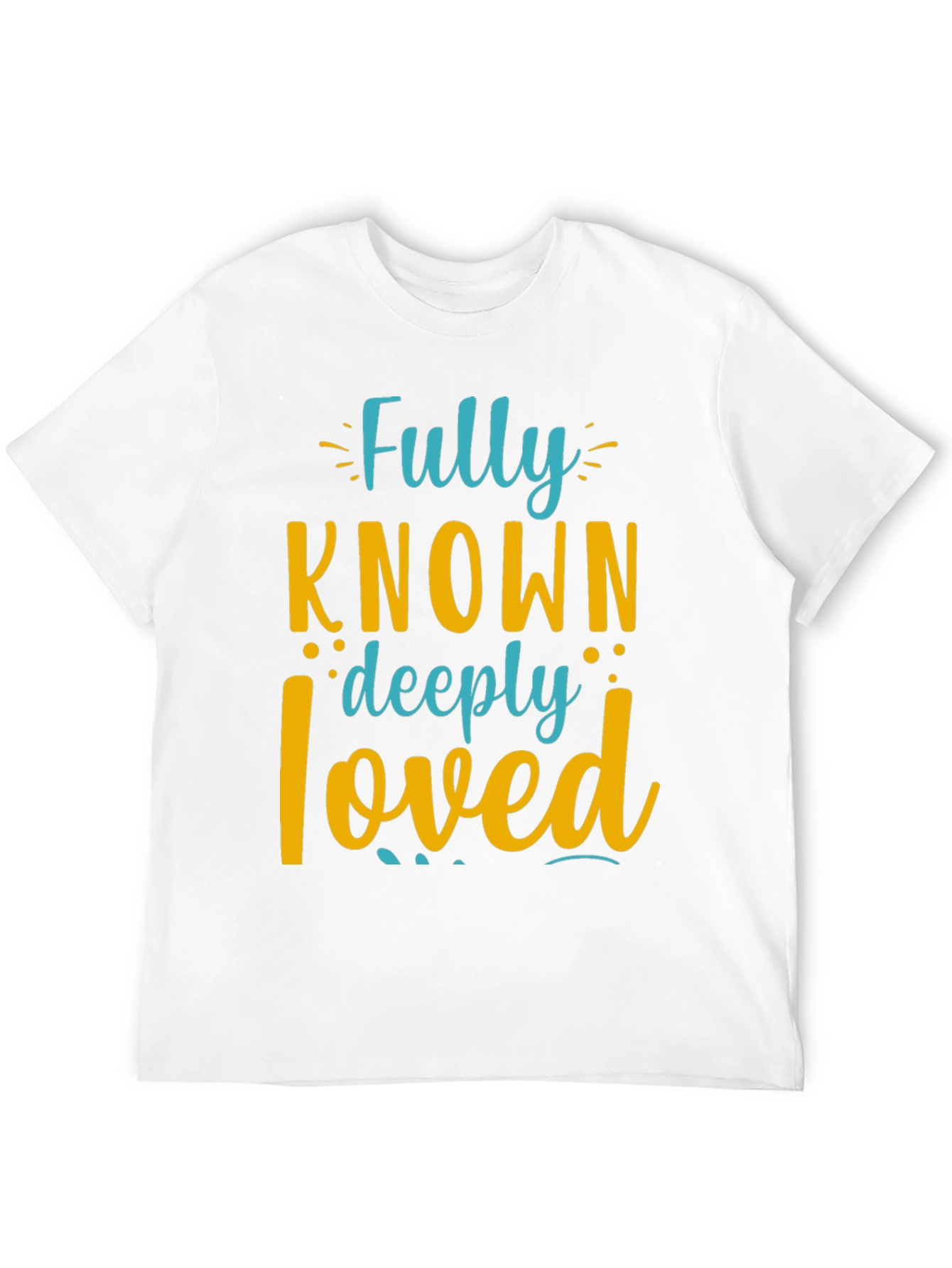 Fully Known Deeply Loved Graphic Tee - Black