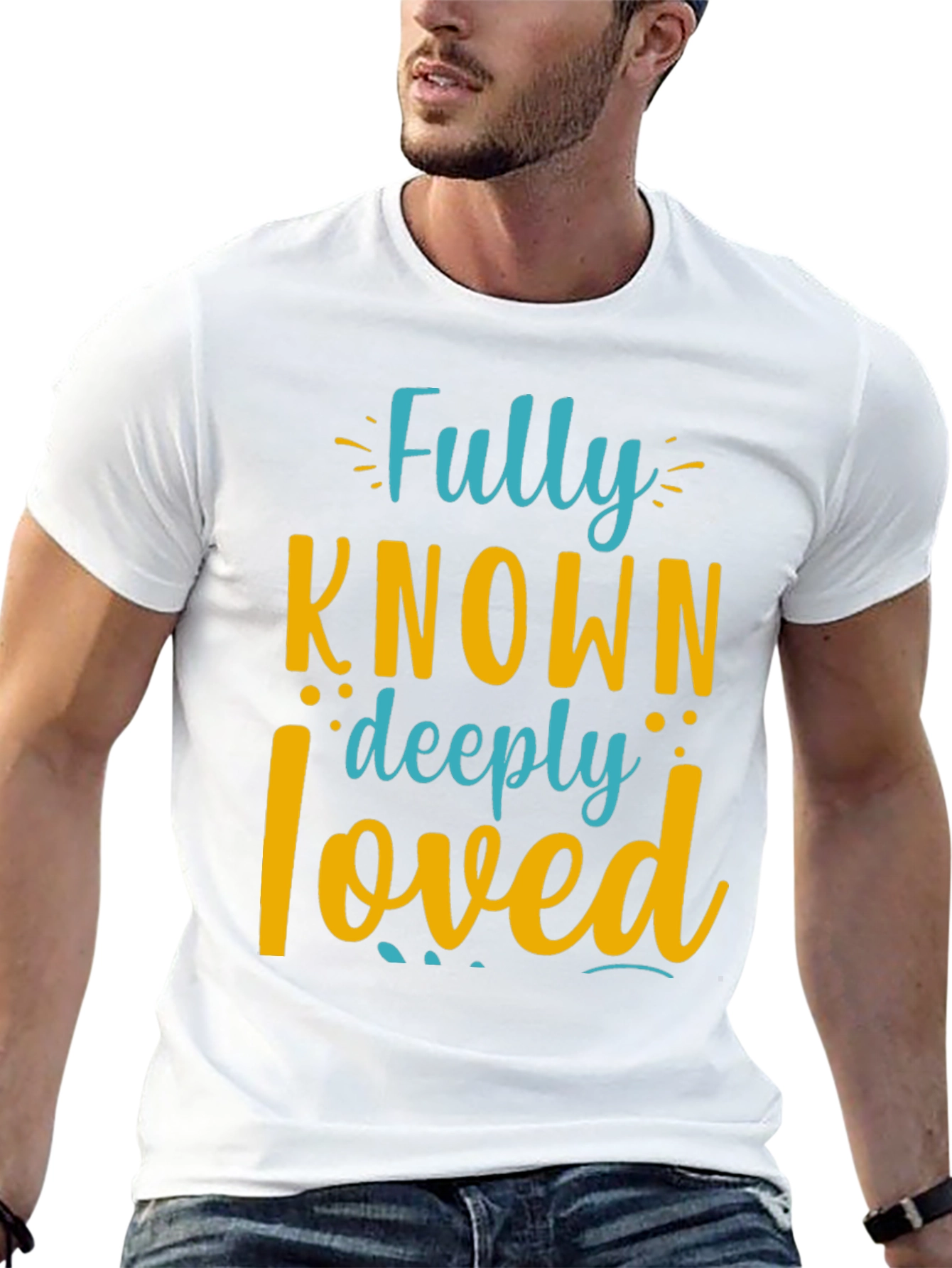 Fully Known Deeply Loved Graphic Tee - Black