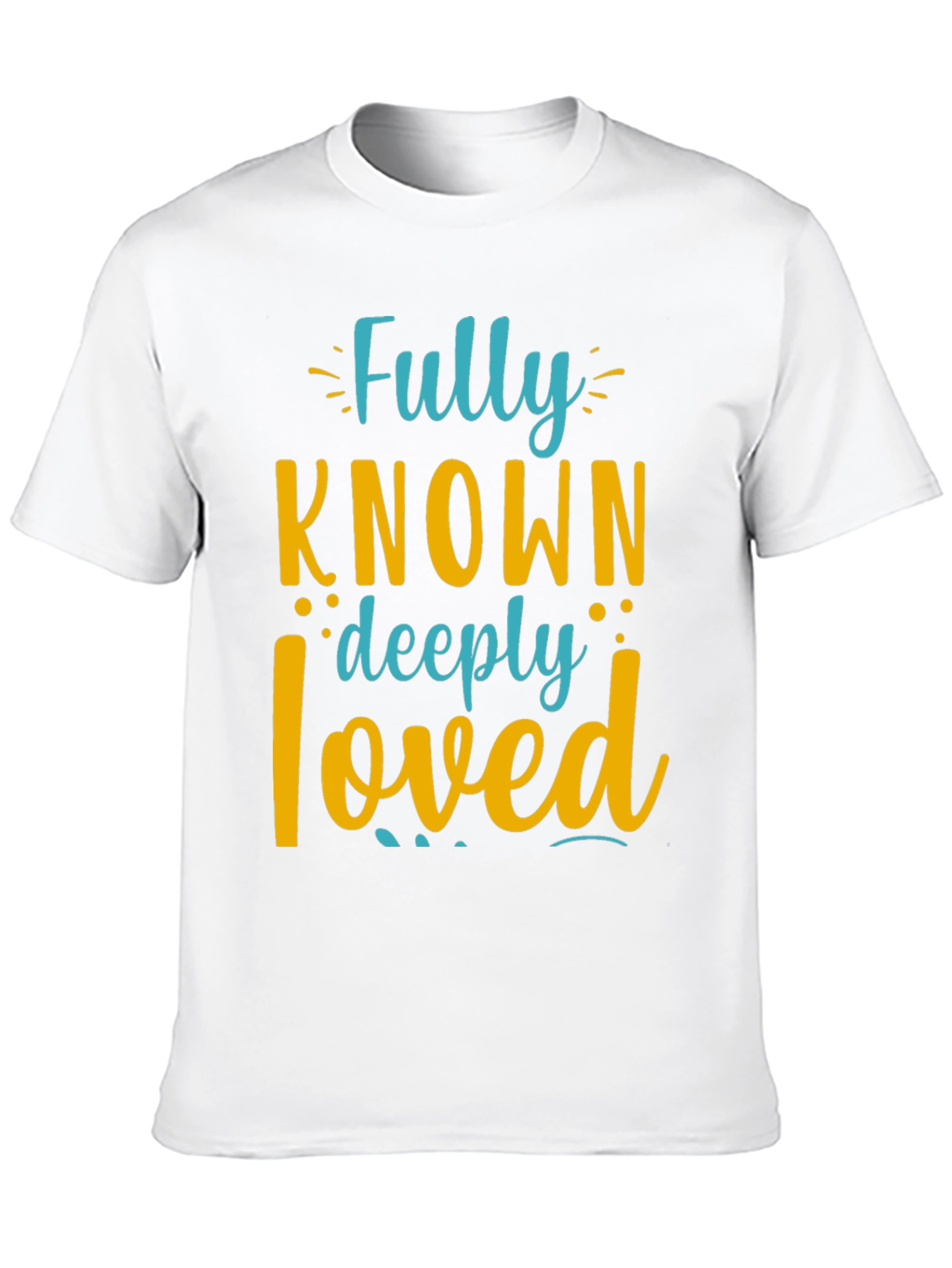 Fully Known Deeply Loved Graphic Tee - Black