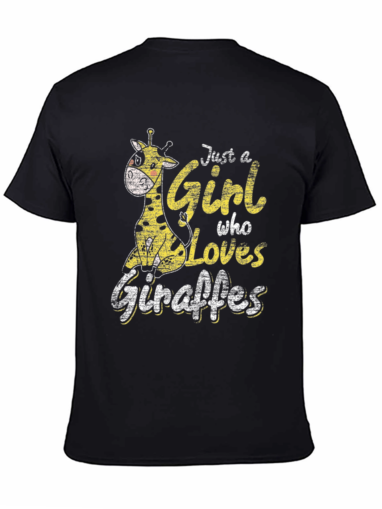 Giraffe Lover T-Shirt - Girls Graphic Tee