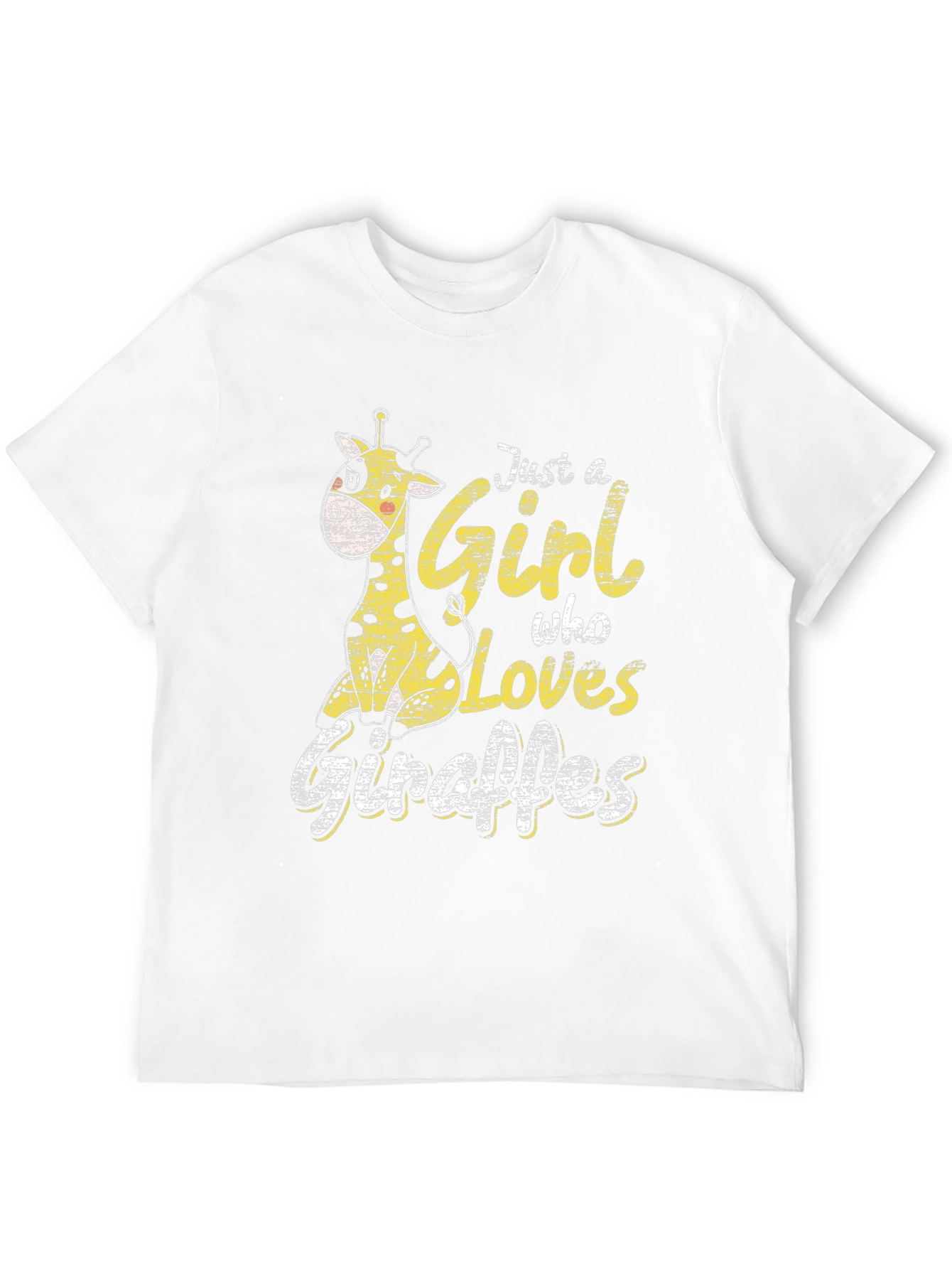 Giraffe Lover T-Shirt - Girls Graphic Tee