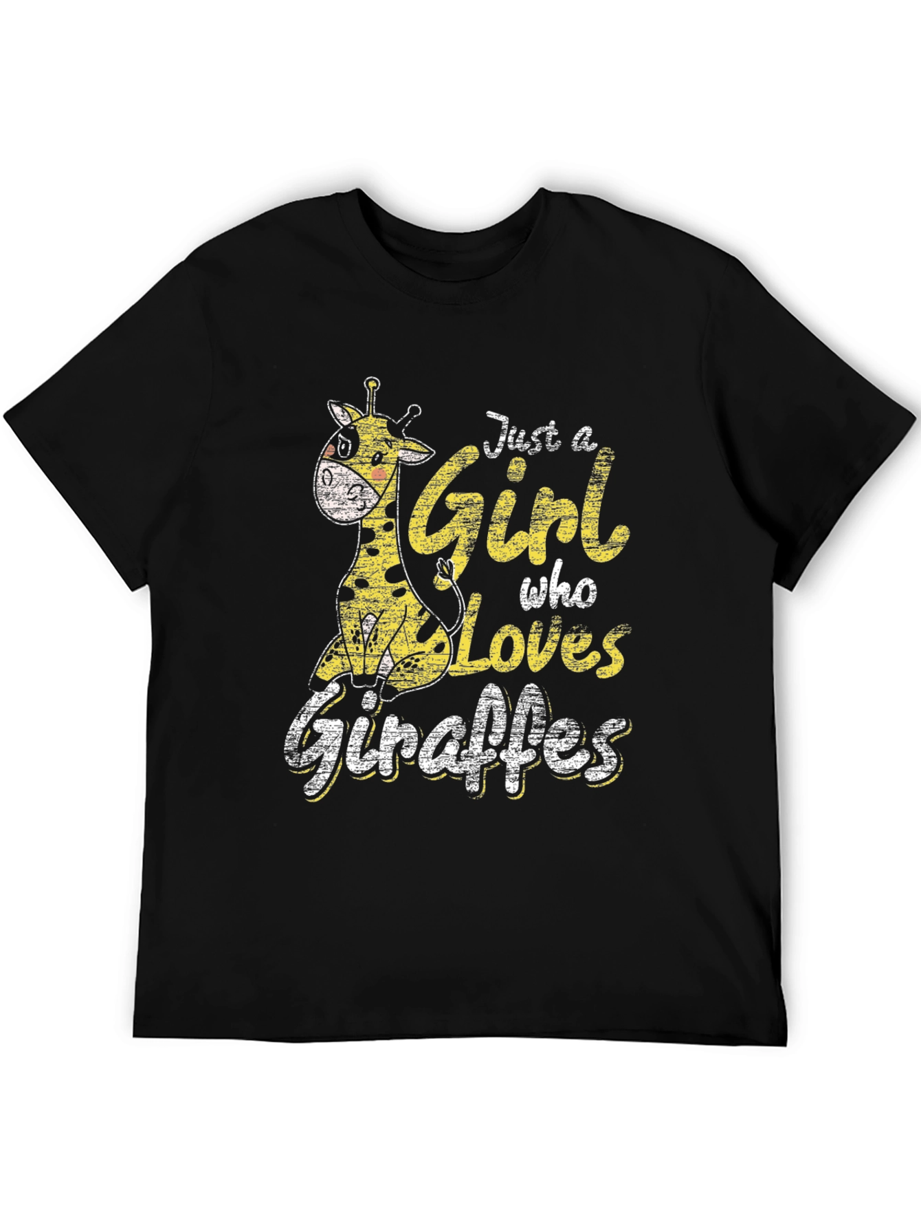 Giraffe Lover T-Shirt - Girls Graphic Tee