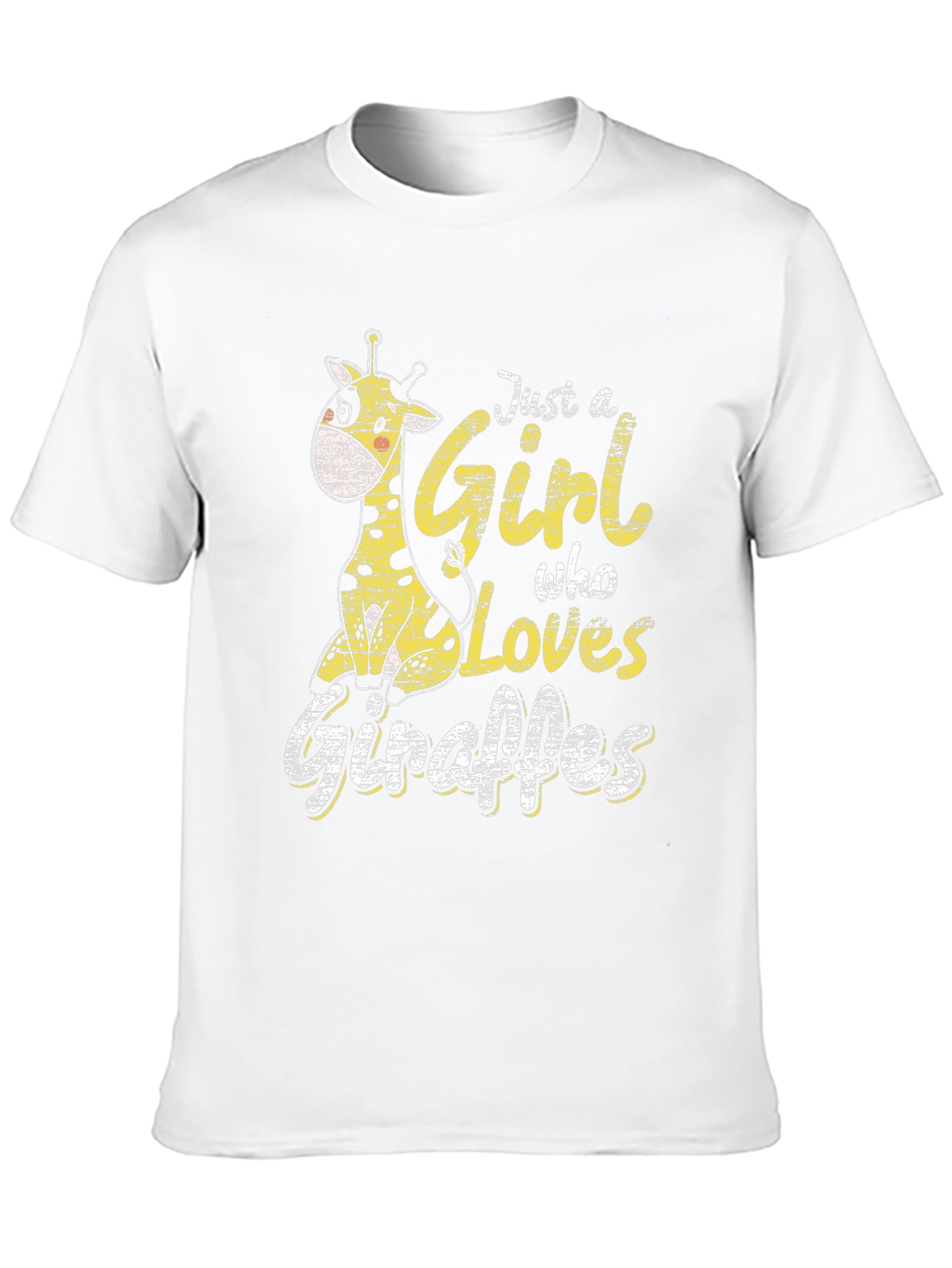 Giraffe Lover T-Shirt - Girls Graphic Tee