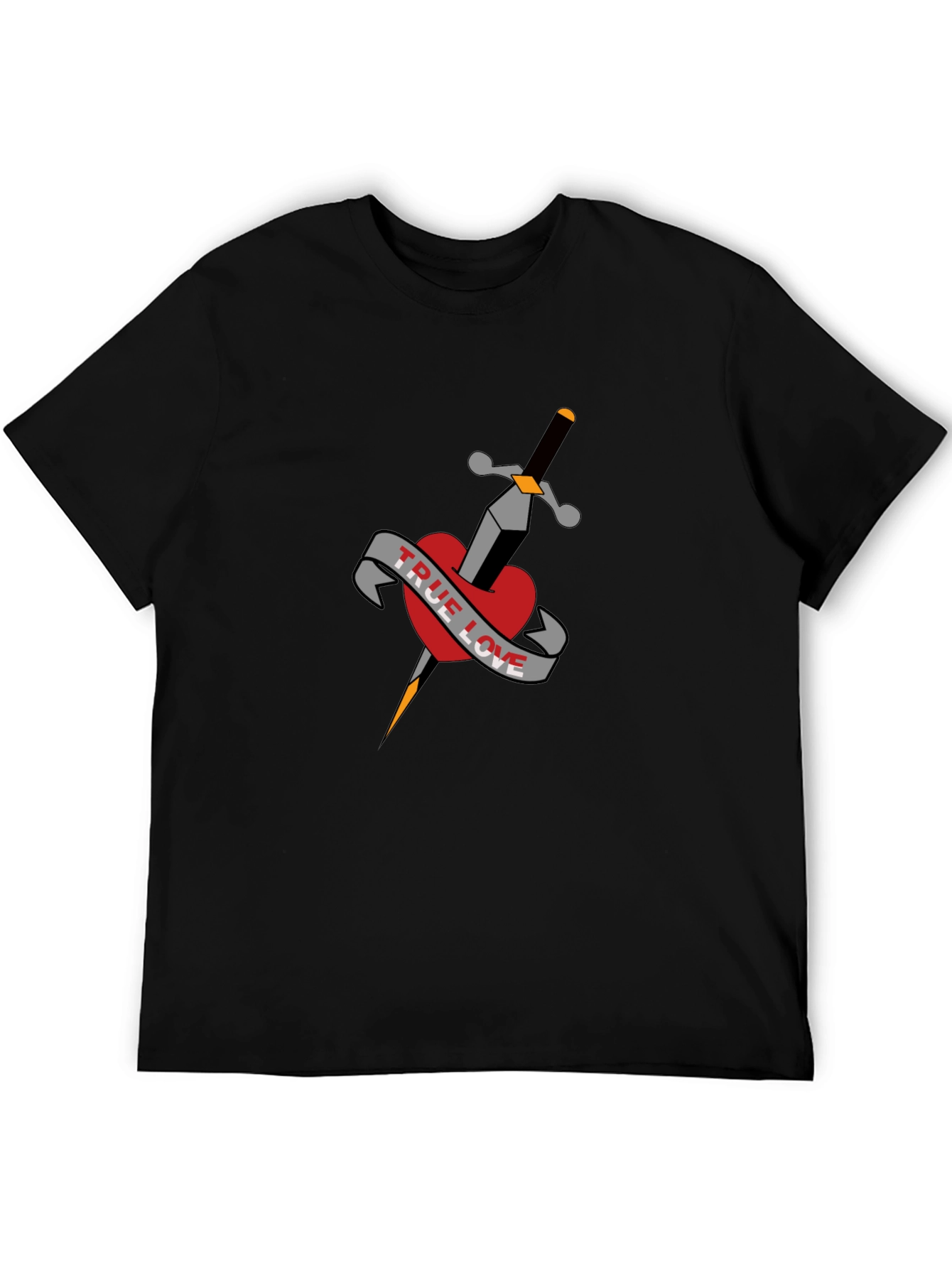 True Love Dagger Heart Graphic Tee