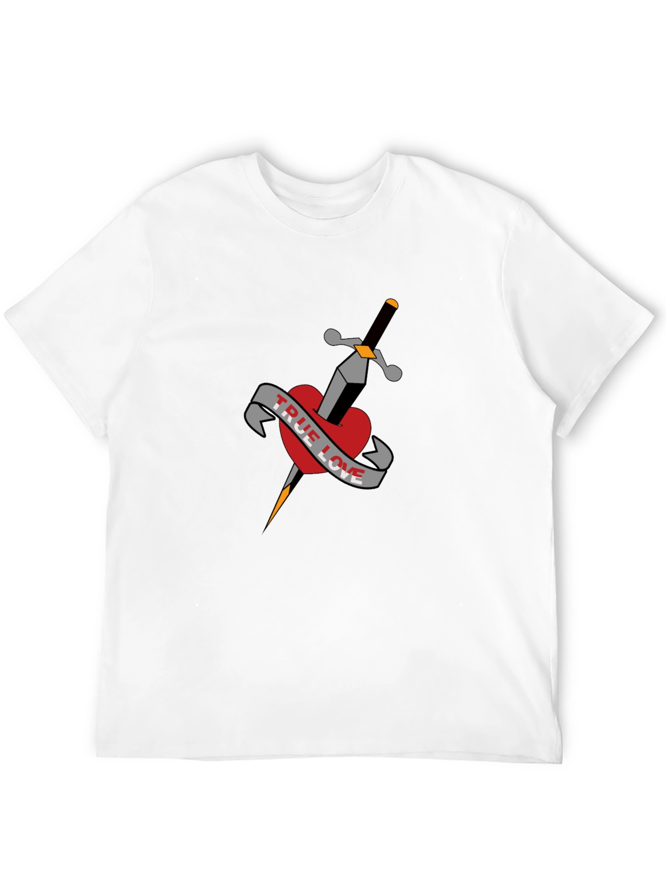 True Love Dagger Heart Graphic Tee