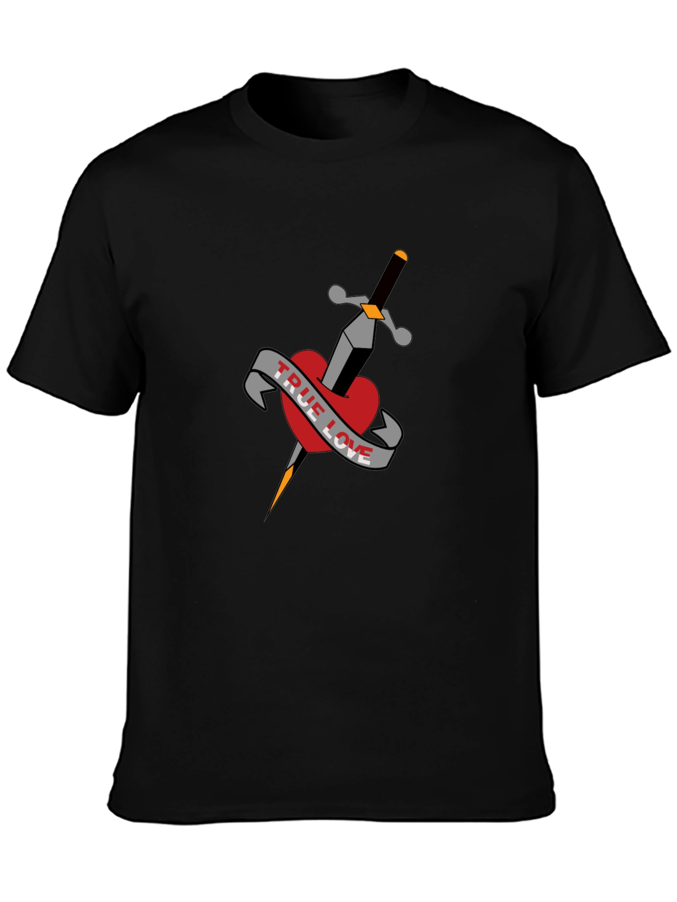 True Love Dagger Heart Graphic Tee