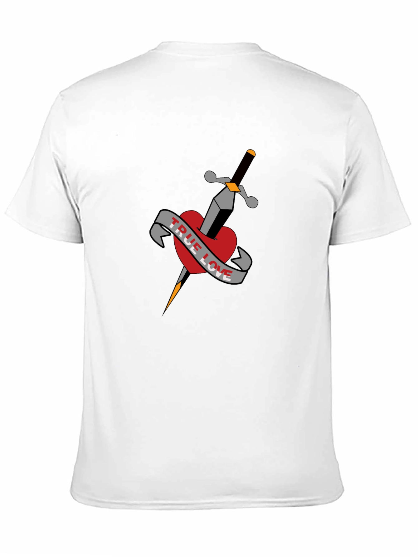 True Love Dagger Heart Graphic Tee