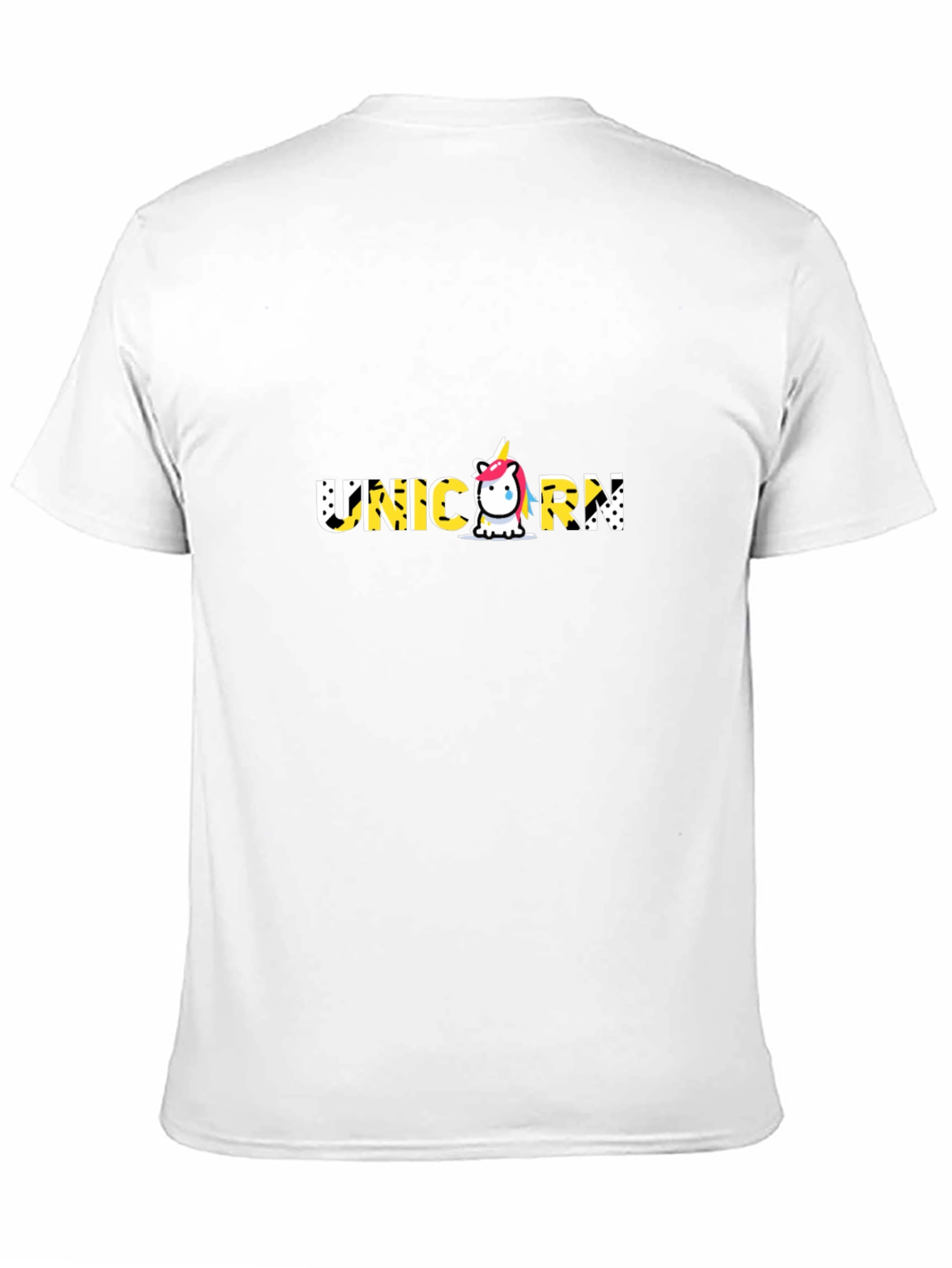 Unicorn Graphic Black T-Shirt