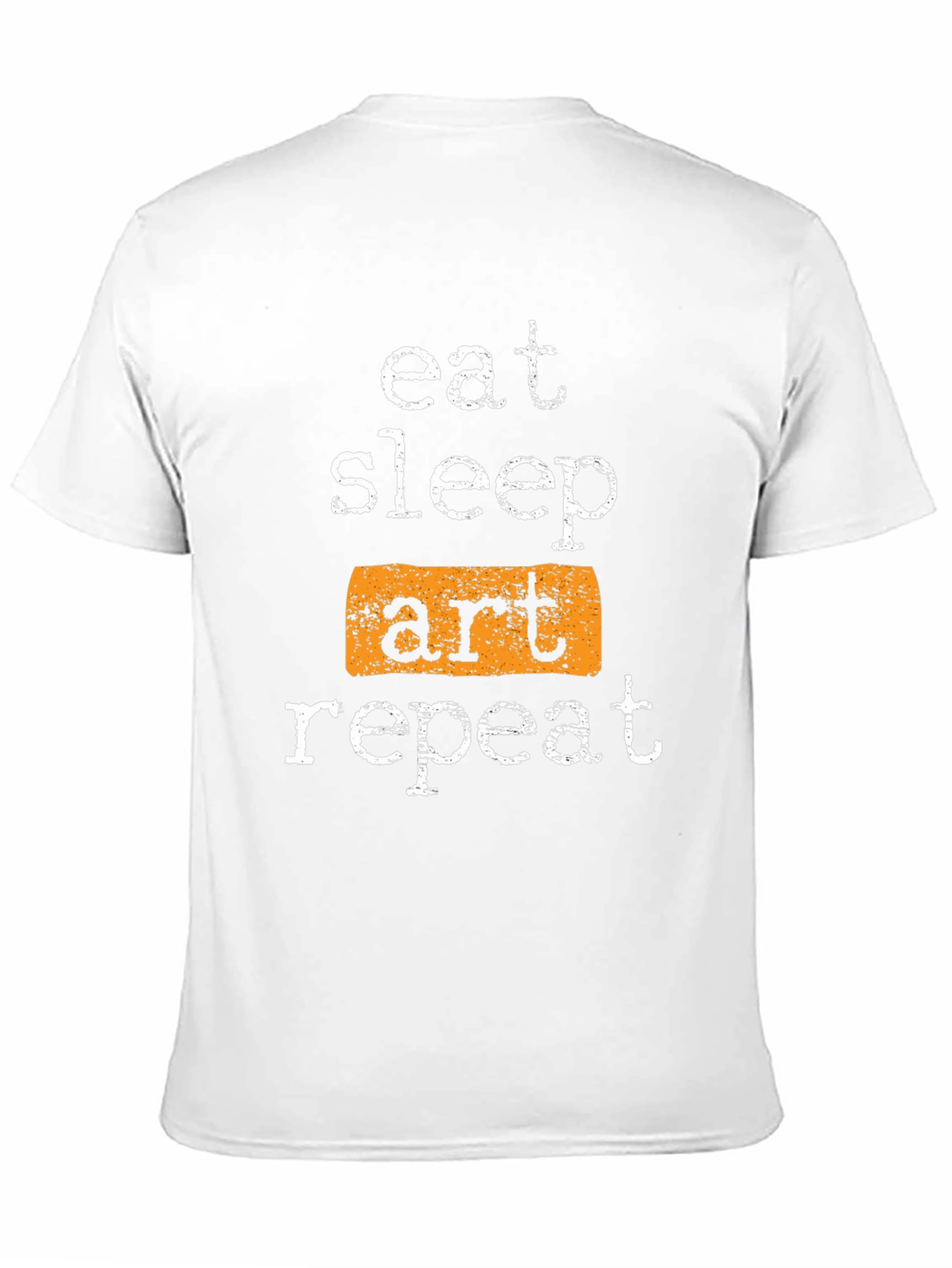 Eat Sleep Art Repeat Black T-Shirt