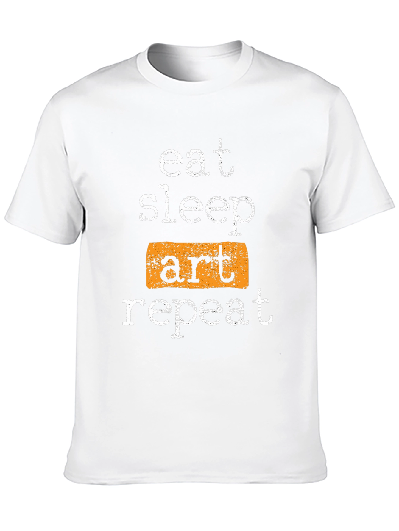 Eat Sleep Art Repeat Black T-Shirt