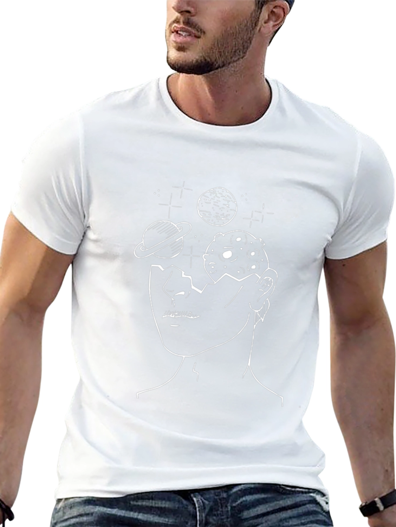 Cosmic Mind T-Shirt - Black Graphic Tee