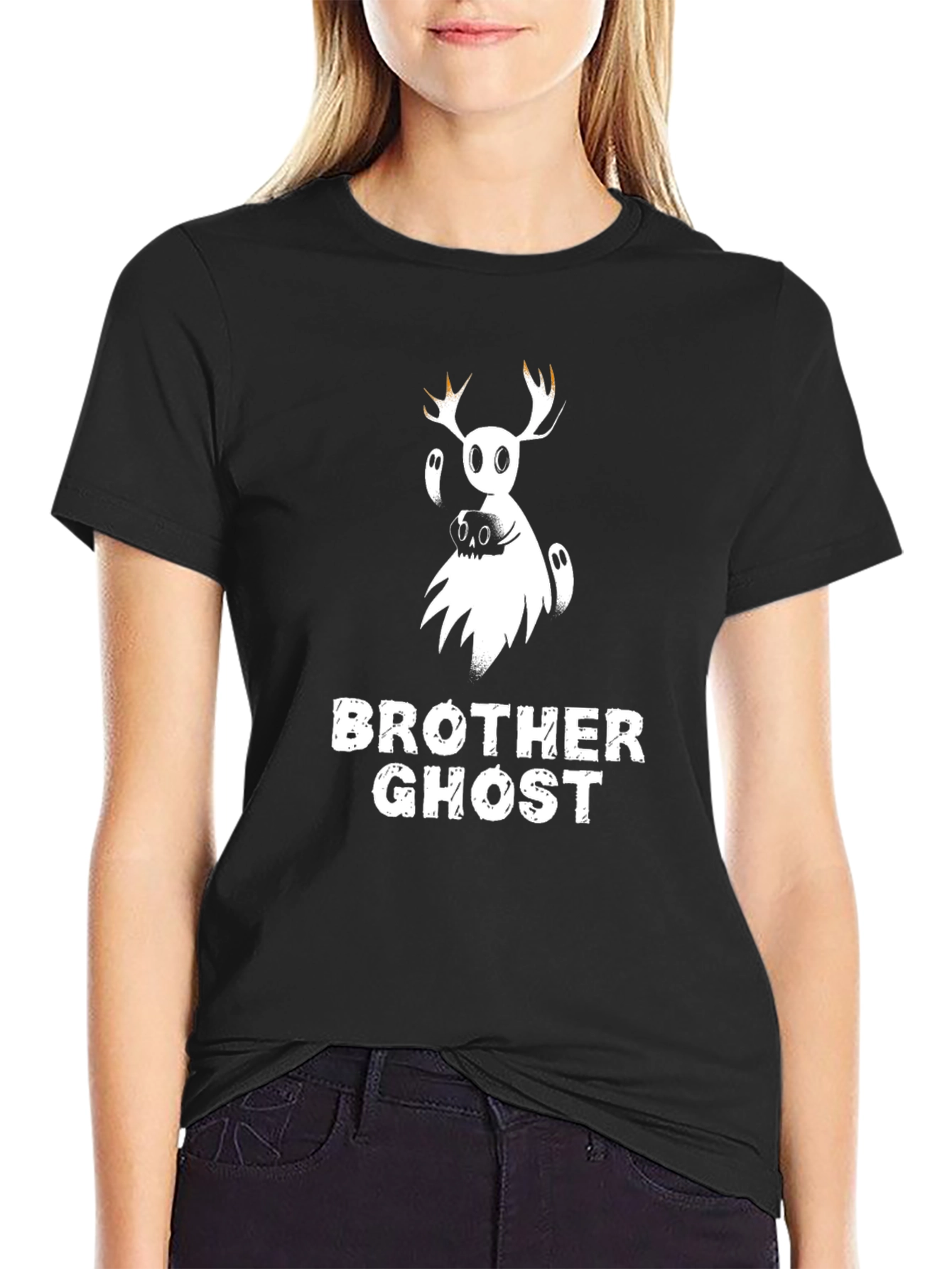 Brother Ghost Graphic T-Shirt - Spooky Season Tee