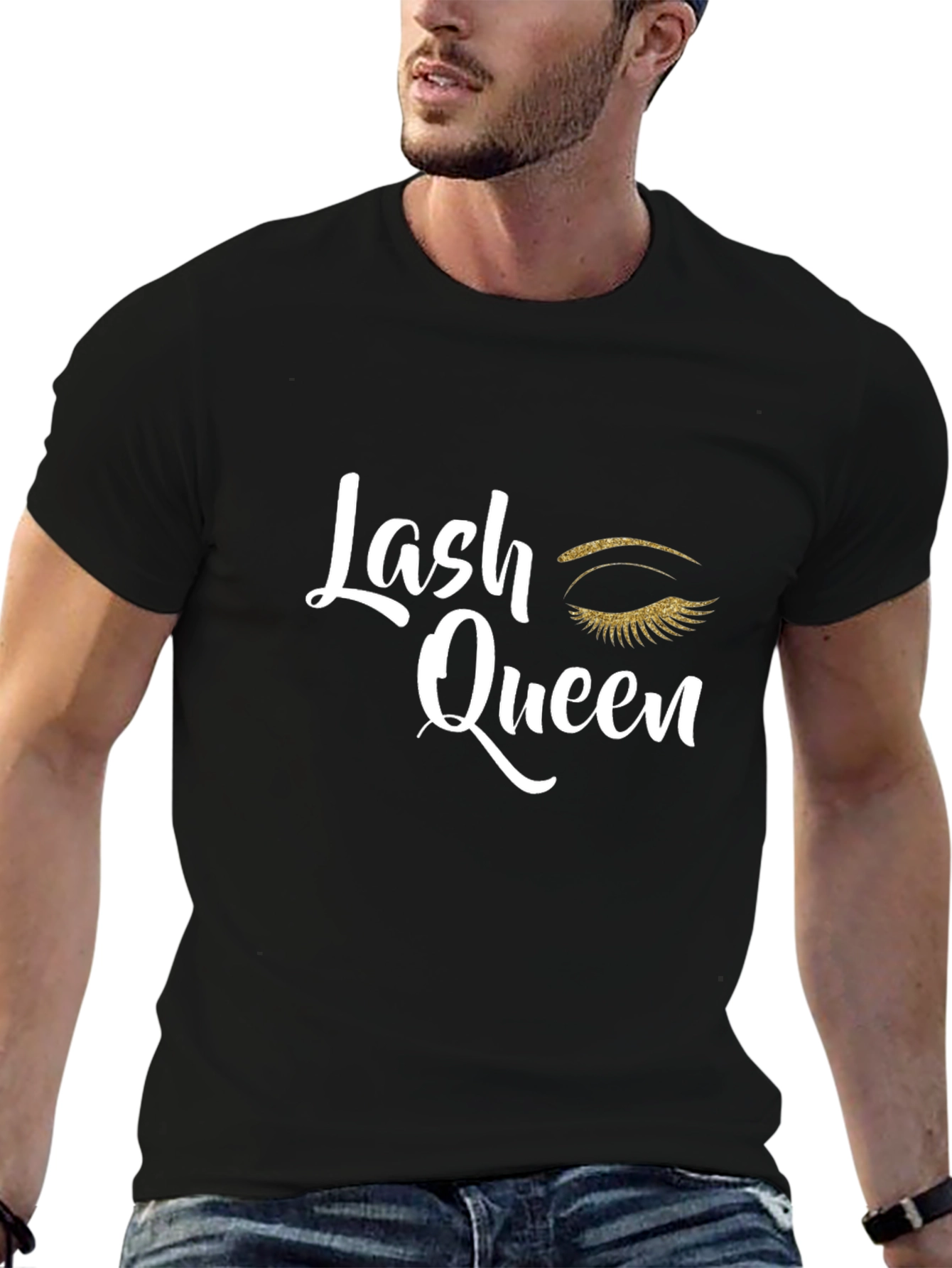 Lash Queen Graphic Tee - Stylish Eyelash Design