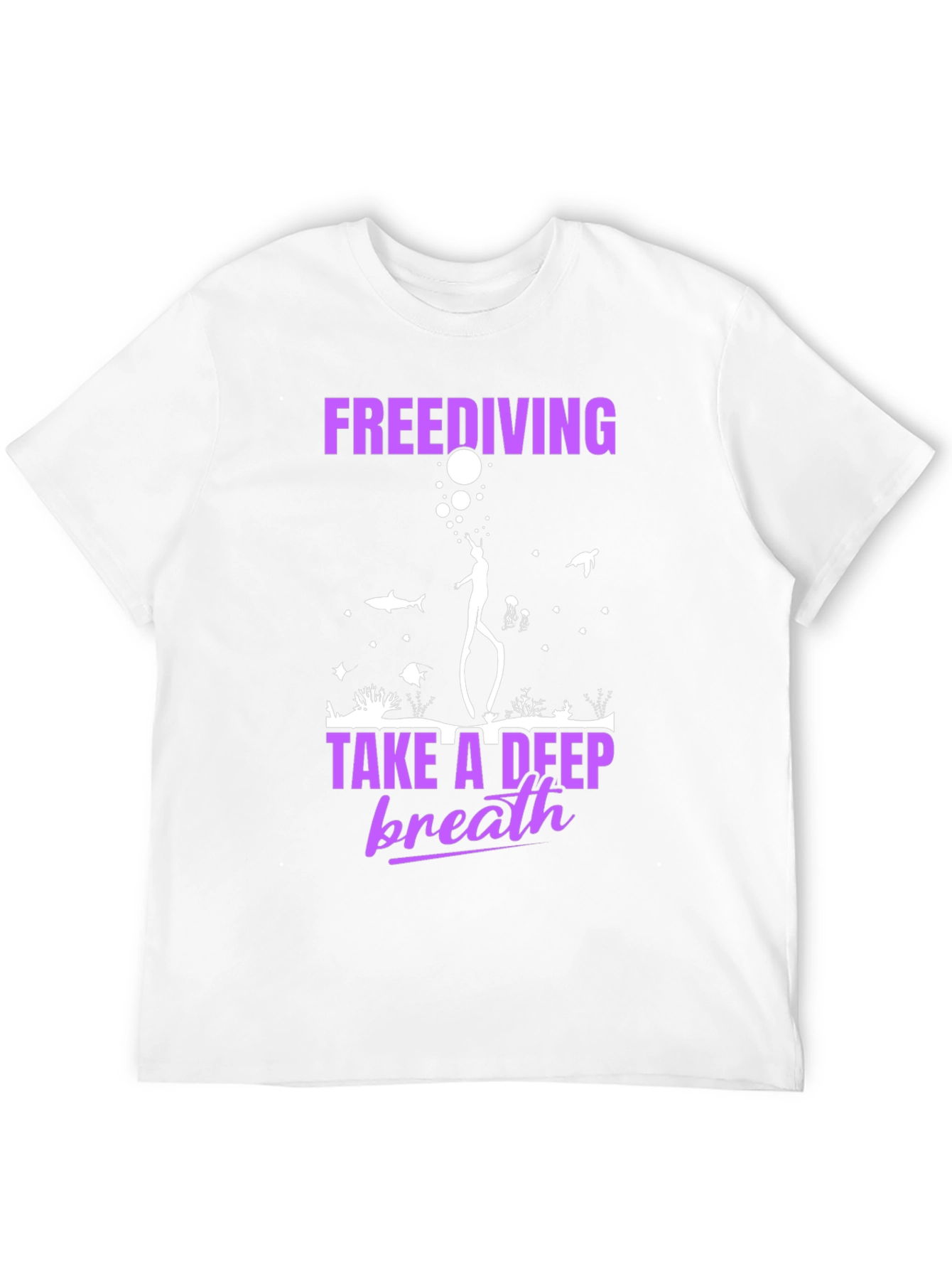 Freediving T-Shirt: Take a Deep Breath