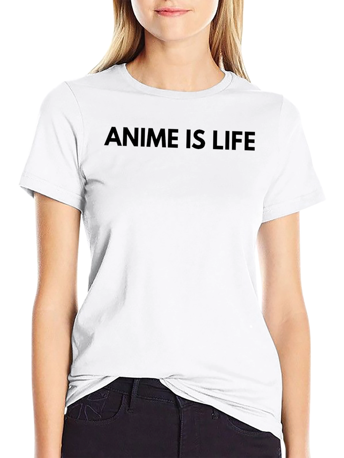 Anime is Life T-Shirt - Black