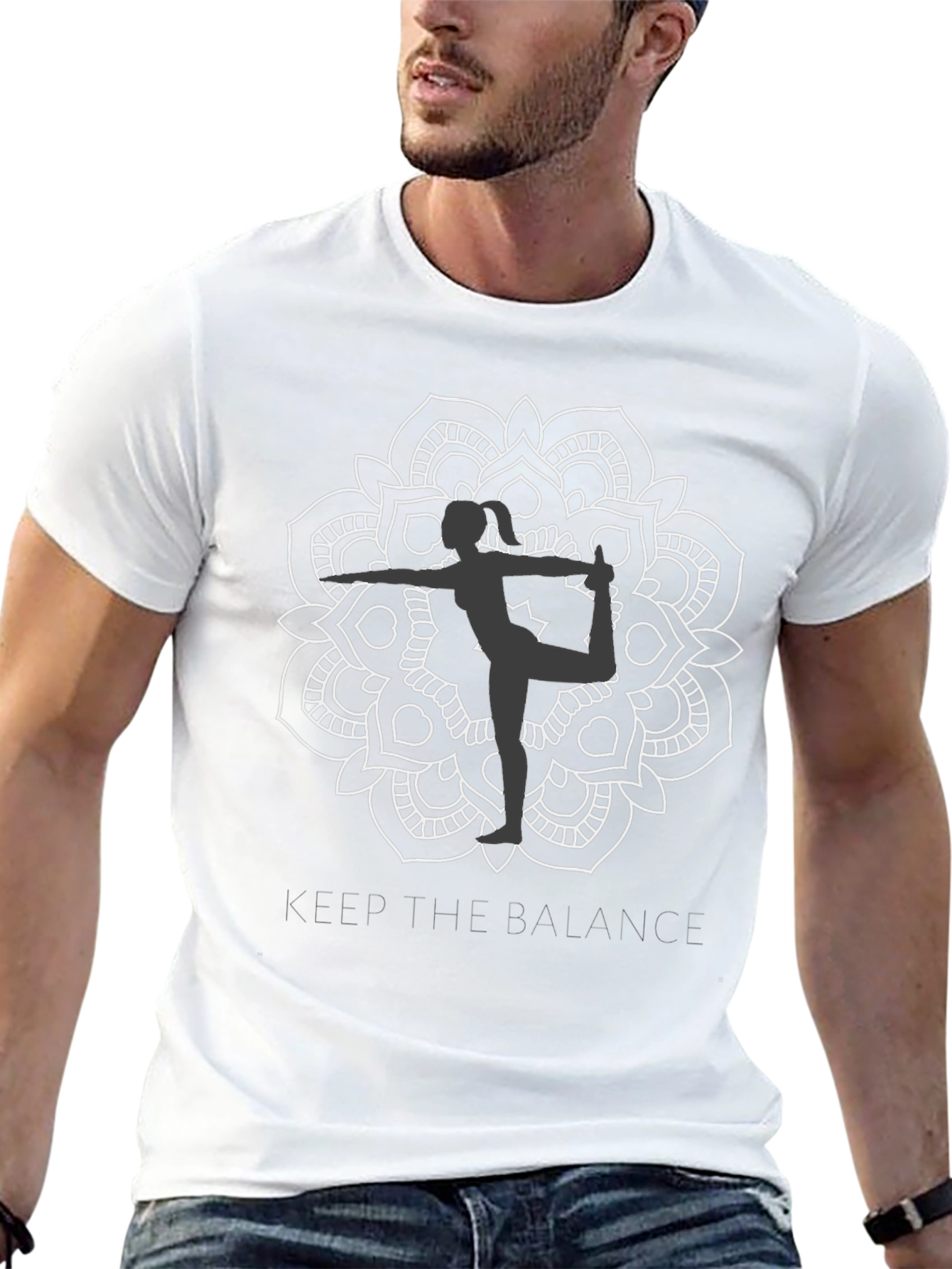 Balance Mandala Graphic Tee - Yoga Inspired
