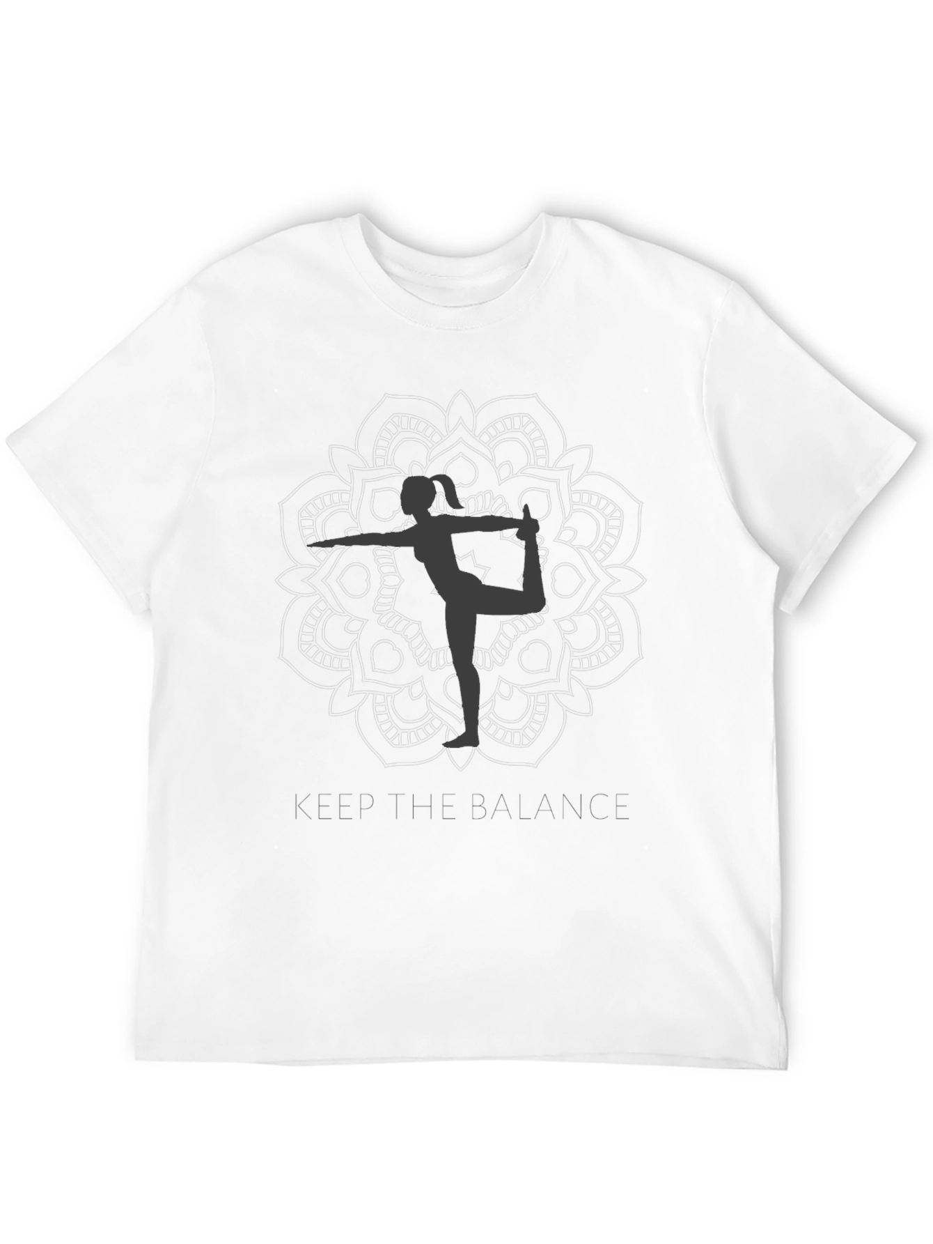Balance Mandala Graphic Tee - Yoga Inspired