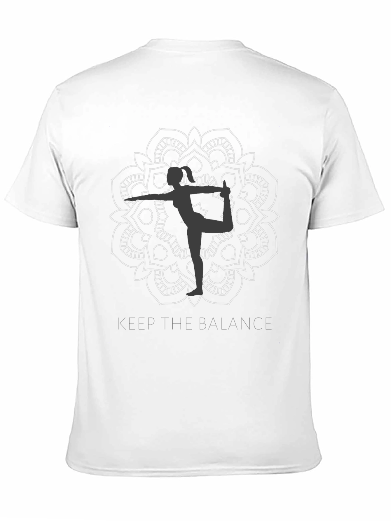 Balance Mandala Graphic Tee - Yoga Inspired