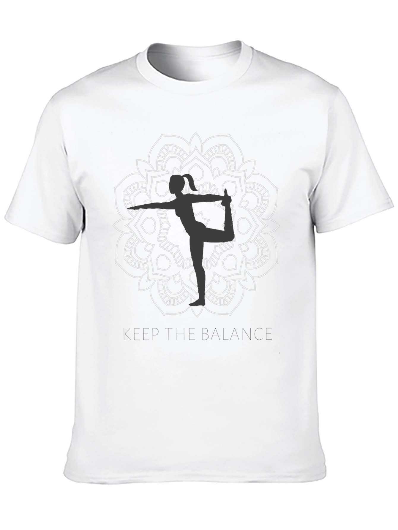 Balance Mandala Graphic Tee - Yoga Inspired