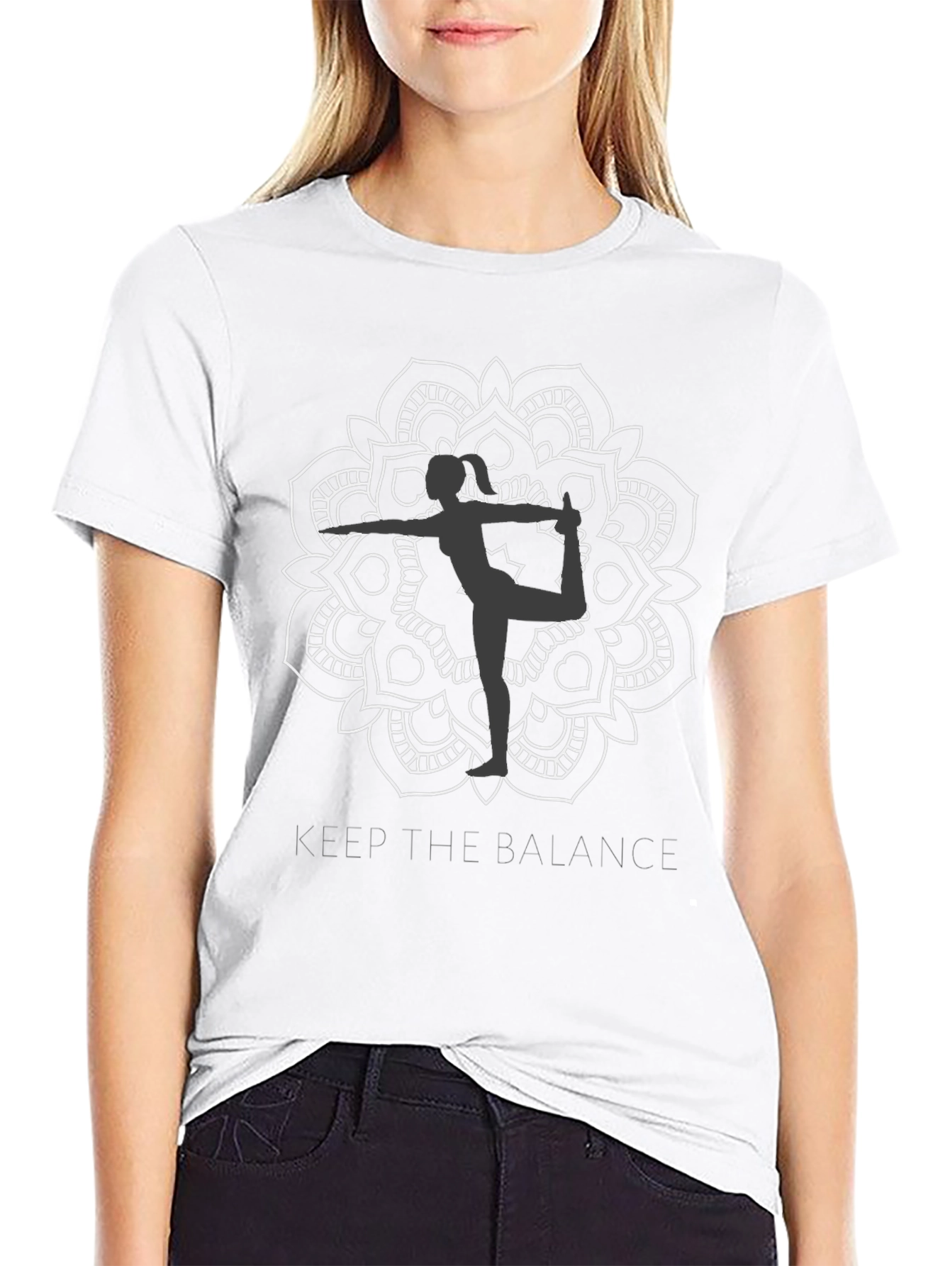 Balance Mandala Graphic Tee - Yoga Inspired
