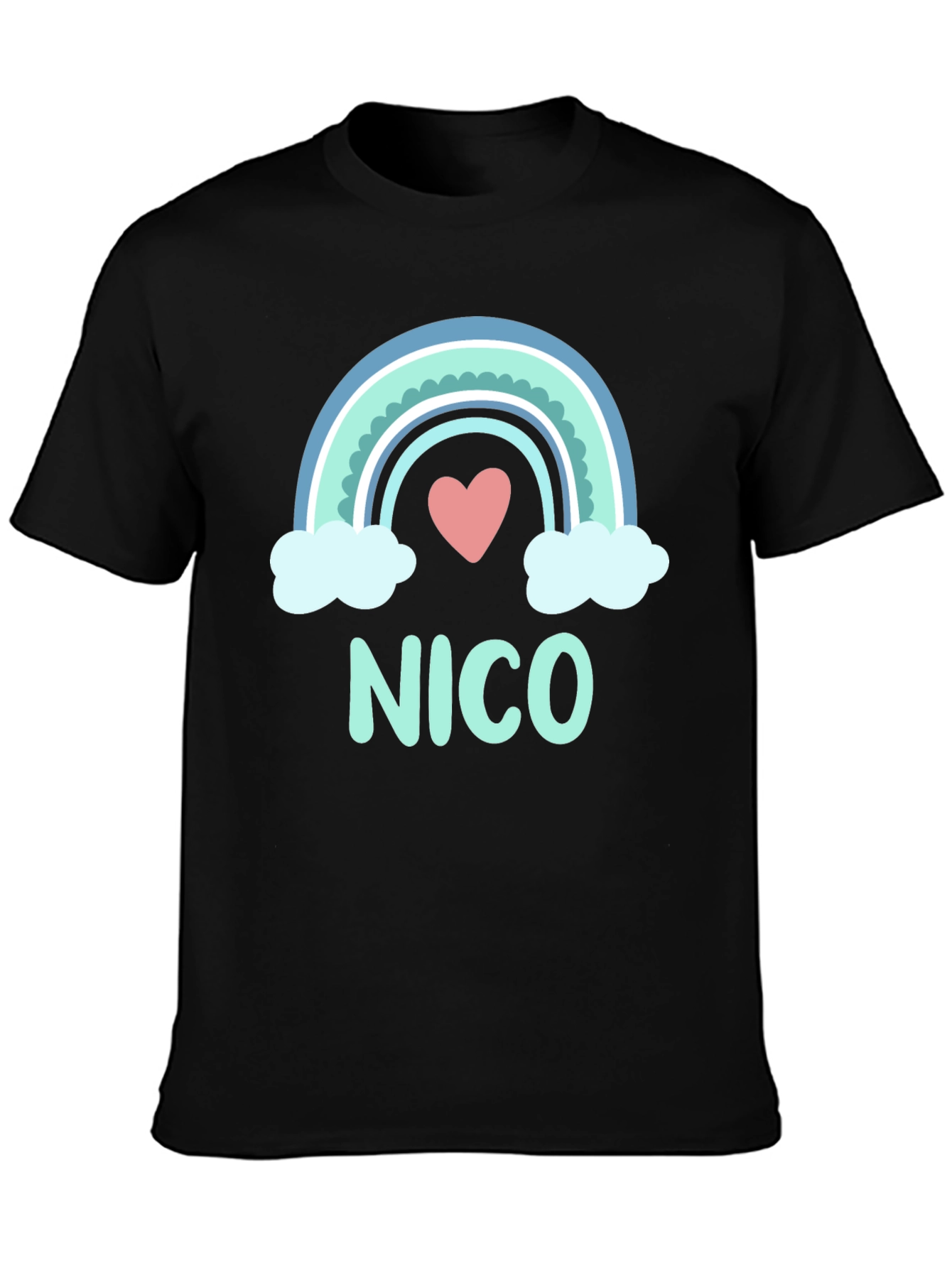 Nico Rainbow Heart T-Shirt