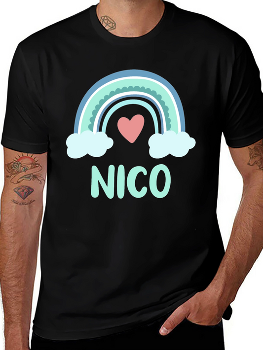 Nico Rainbow Heart T-Shirt