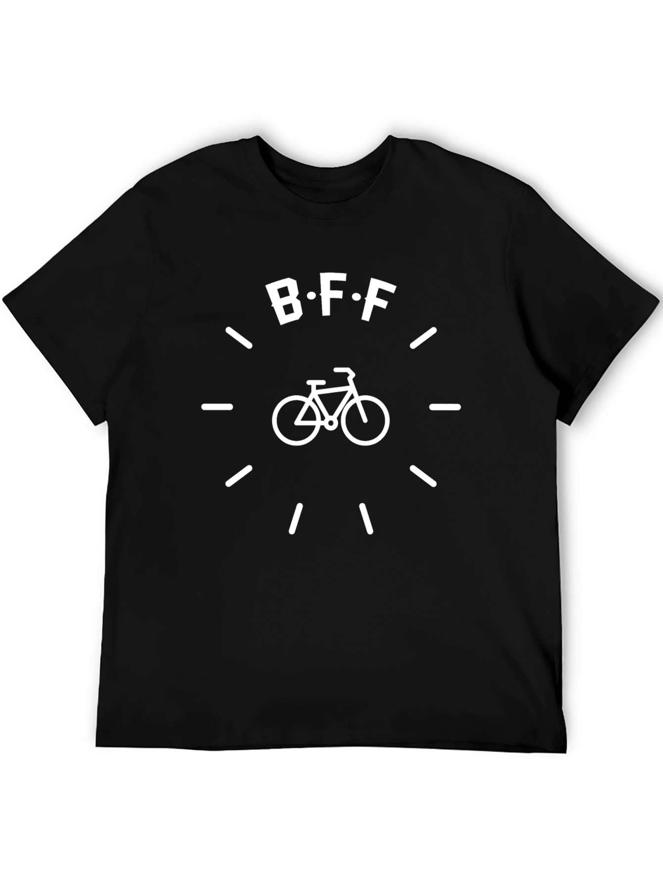 BFF Bike Graphic Tee - Black Unisex T-Shirt